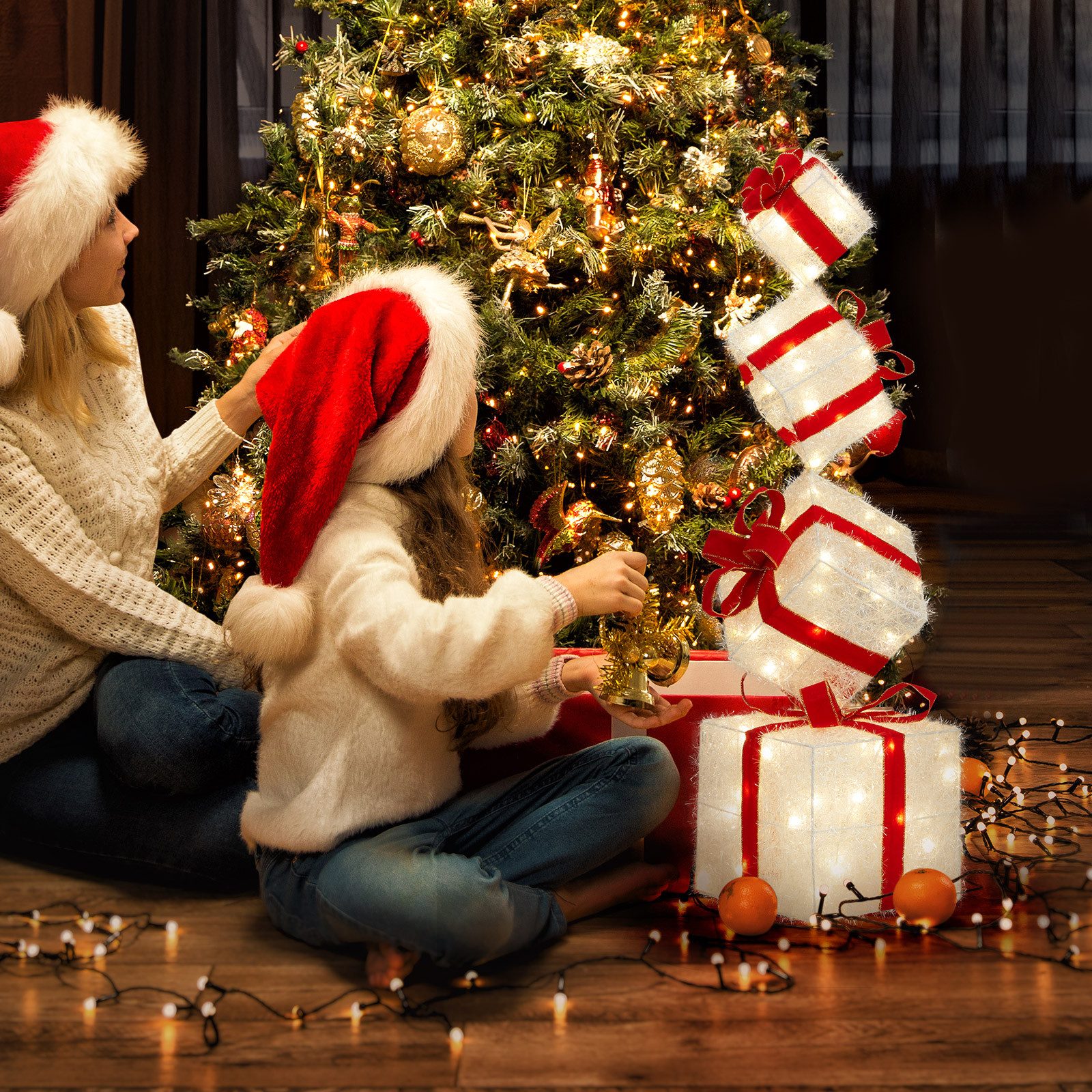 VINGLI Dekoobjekt Geschenkbox mit LED Beleuchtung, günstig online kaufen