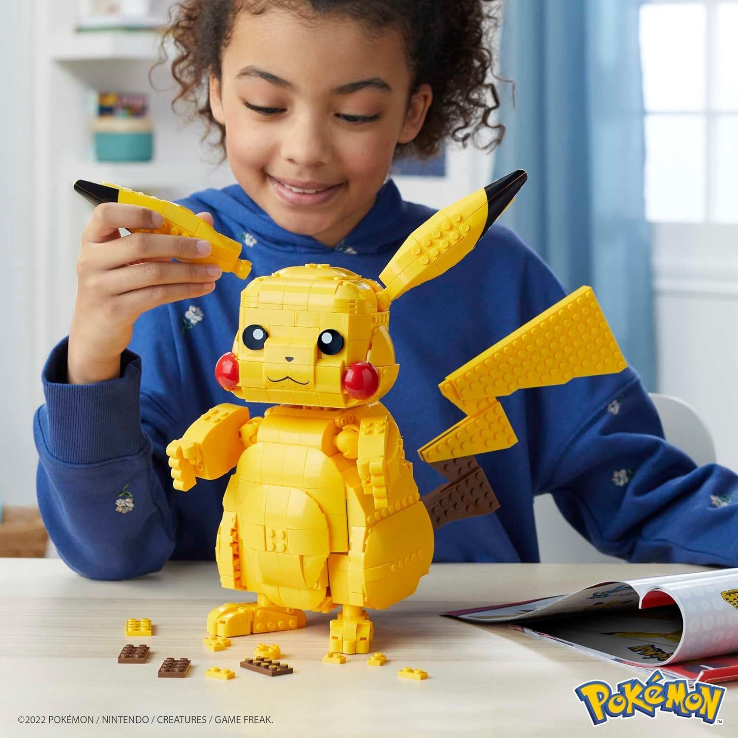 Mattel® Actionfigur Pokémon Pikachu Figur zum Zusammenbauen Höhe 30cm beweglich ab 6 Jahre