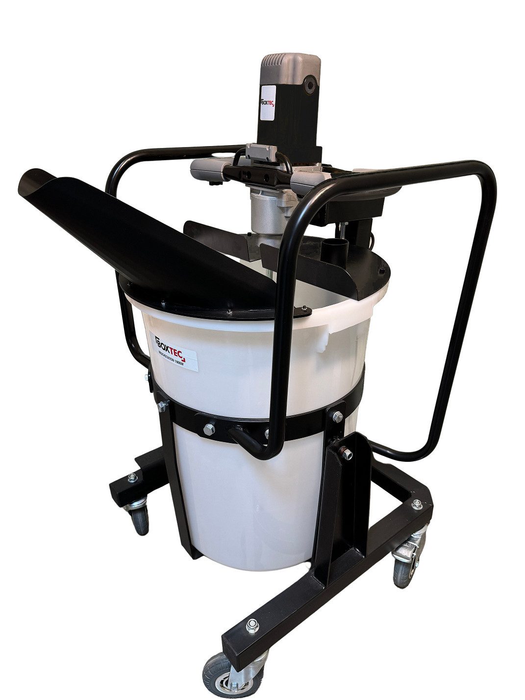 BOXTEC Rührwerk BOXTEC Mischstation Rührstation Kübelmischer 1900W 2-Gang MASTER PRO, komplett Set