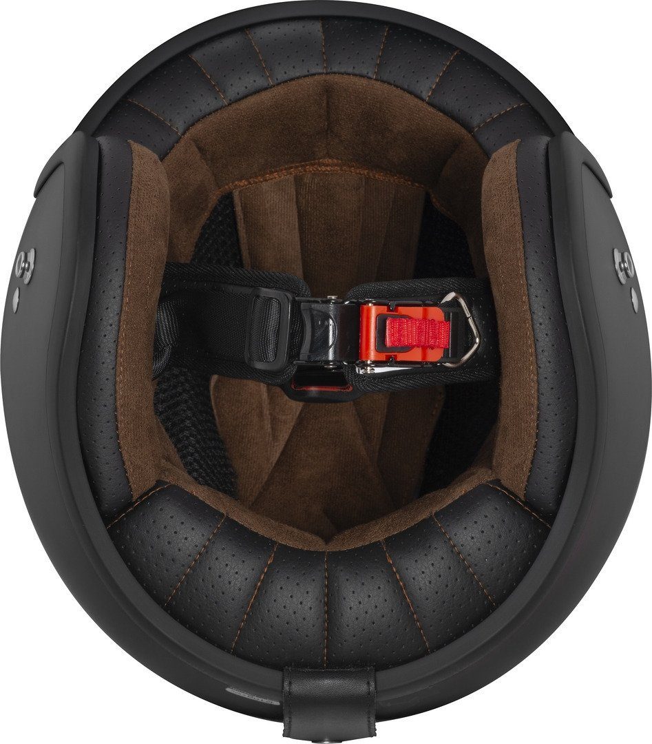 Bogotto Motorradhelm H541 Solid Jethelm, geeignet für Brillenträger