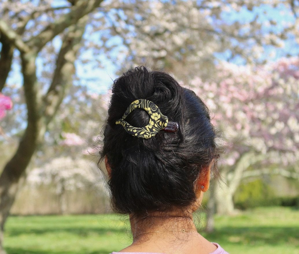 LK Trend & Style Haarspange Harfe außergewöhnliches Design, Unikat, super bequem hält den ganzen Tag, Kimono Clips steht für Qualität, Hält großartig ohne das es zieht und zwickt