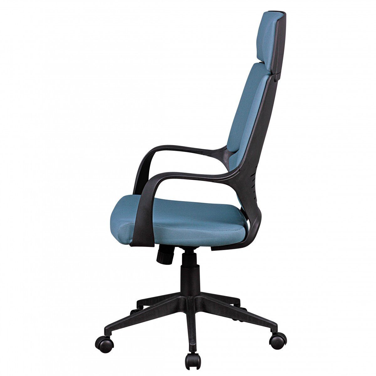 TECHLINE Stoffbezug Chefsessel furnicato Design Schreibtischstuhl Blau Bürostuhl