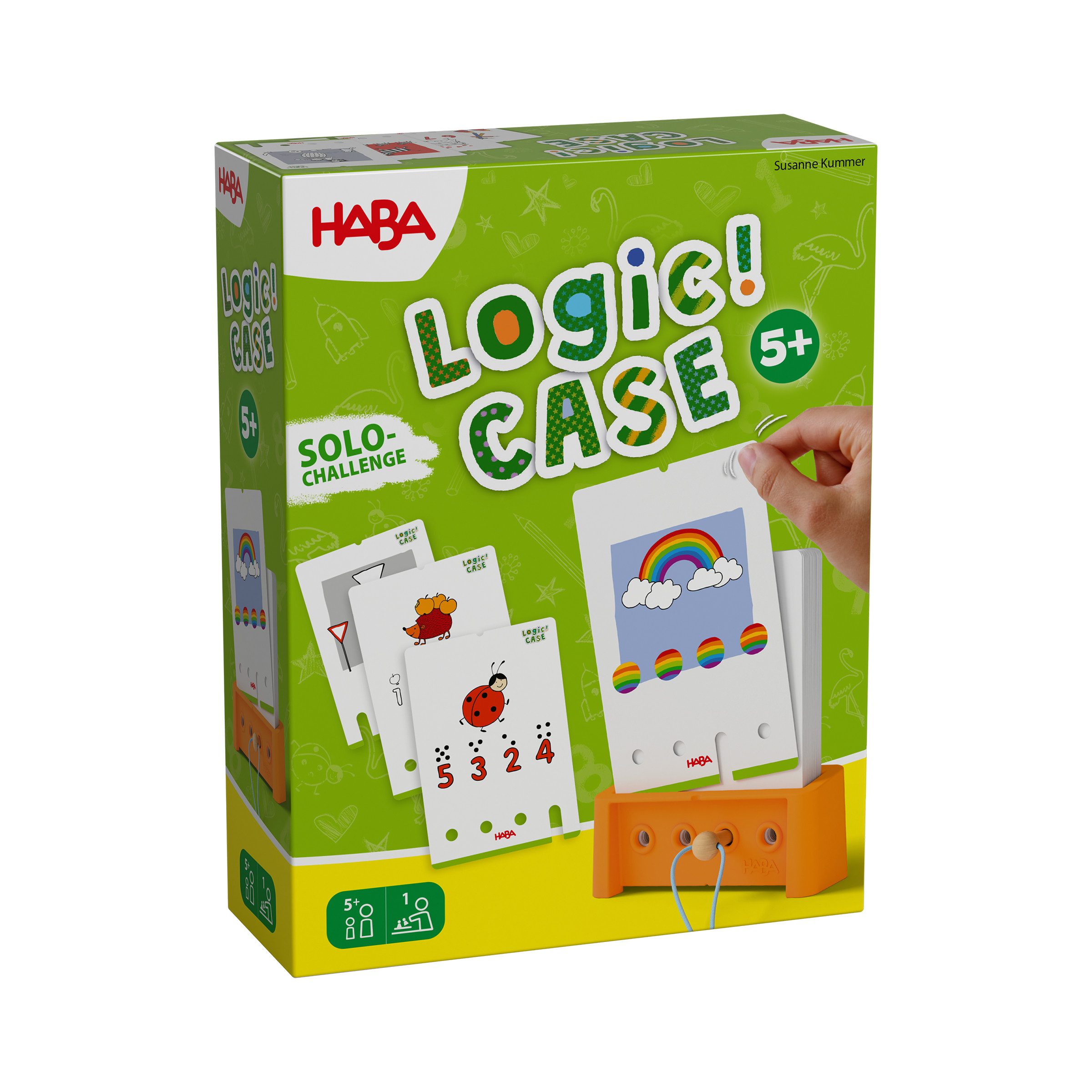 Haba Spiel LogicCASE Starter Set 5+, Solo Challenge, Logikspiel