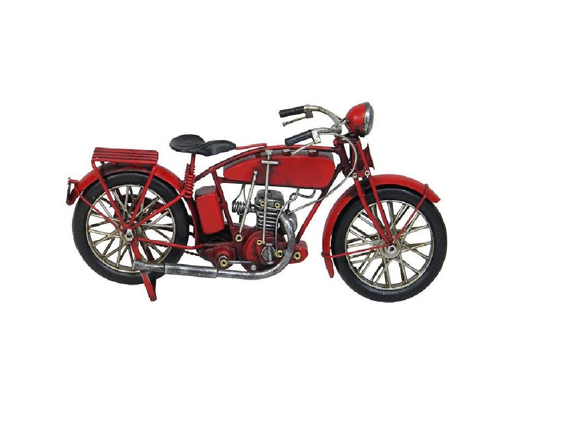 Modellmotorrad Antic Line Nostalgie Motorrad Rot Metall SEB17508