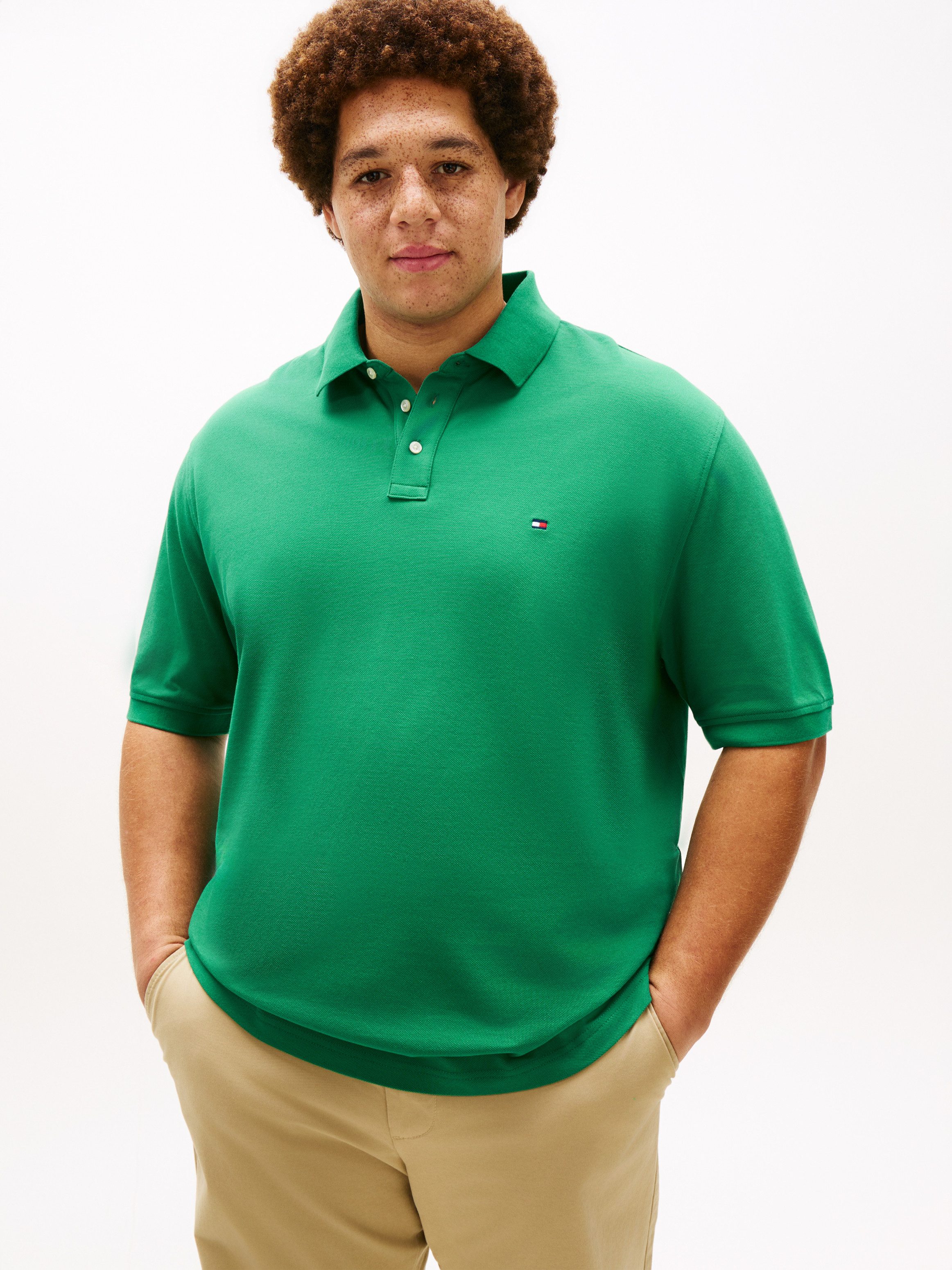 Tommy Hilfiger Big & Tall Poloshirt 1985 - REGULAR elastisch, Regular Fit für große Größen