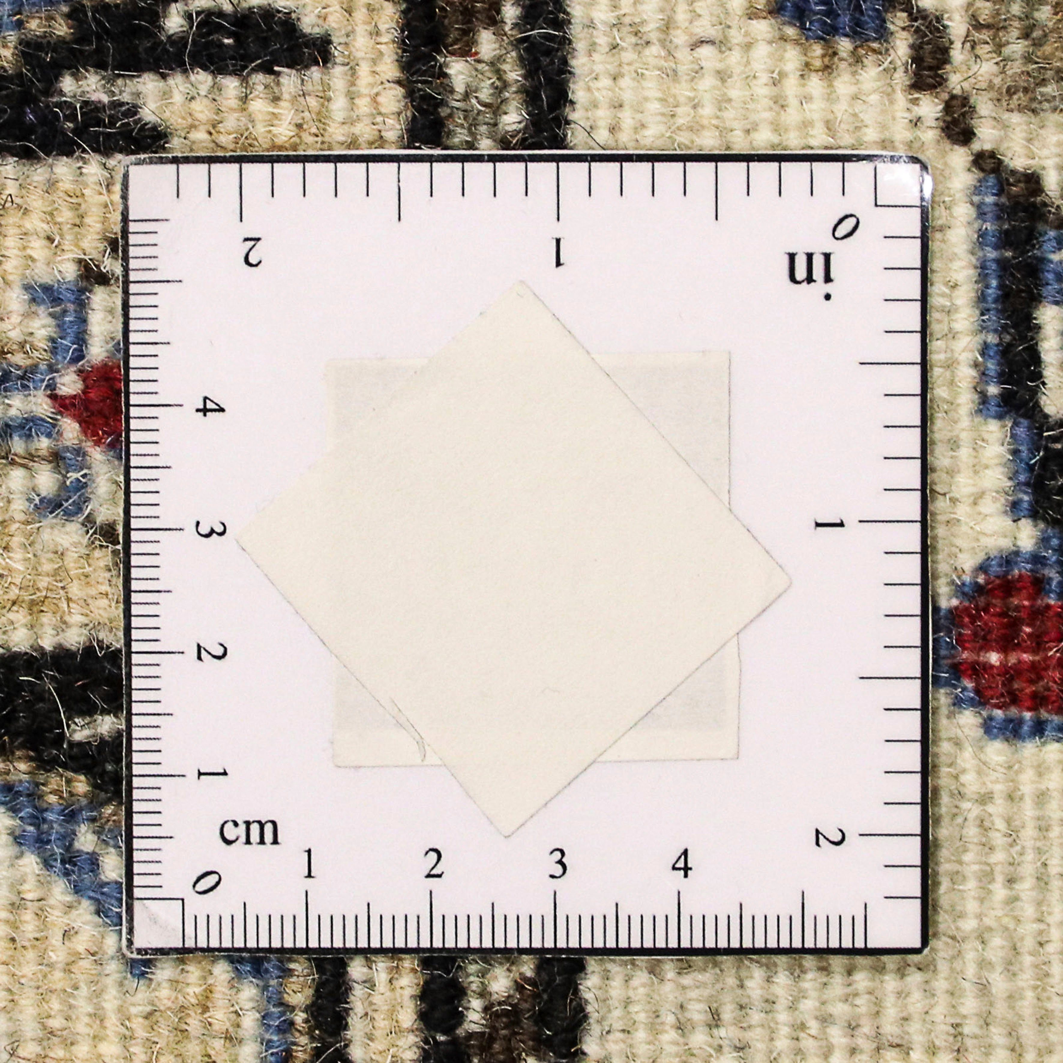 Orientteppich Perser 300 Einzelstück 12 rechteckig, Handgeknüpft, - morgenland, mm, Zertifikat - - Wohnzimmer, cm mit 77 beige, Nain x Höhe