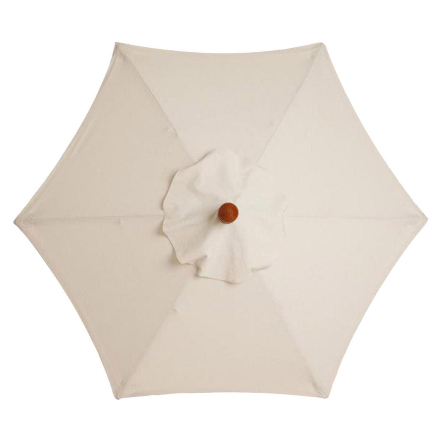LuxusKollektion Marktschirm Ersatz-Sonnenschirm 3m beige 6 Rippen