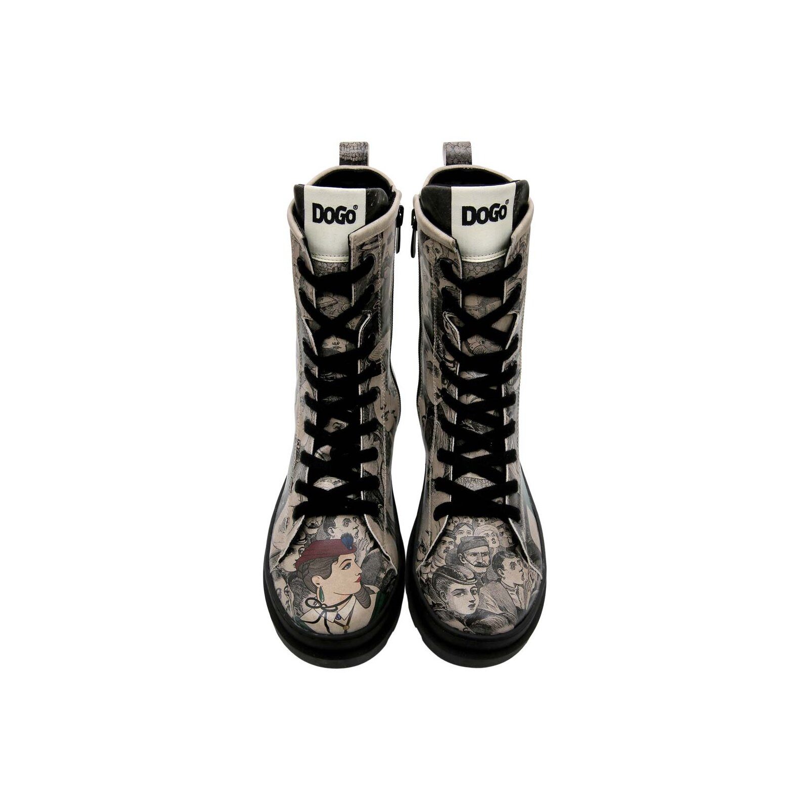 DOGO Gisele Schnürstiefel Boots Colorful Lady Damen Stiefeletten Stiefelette Handgefertigt