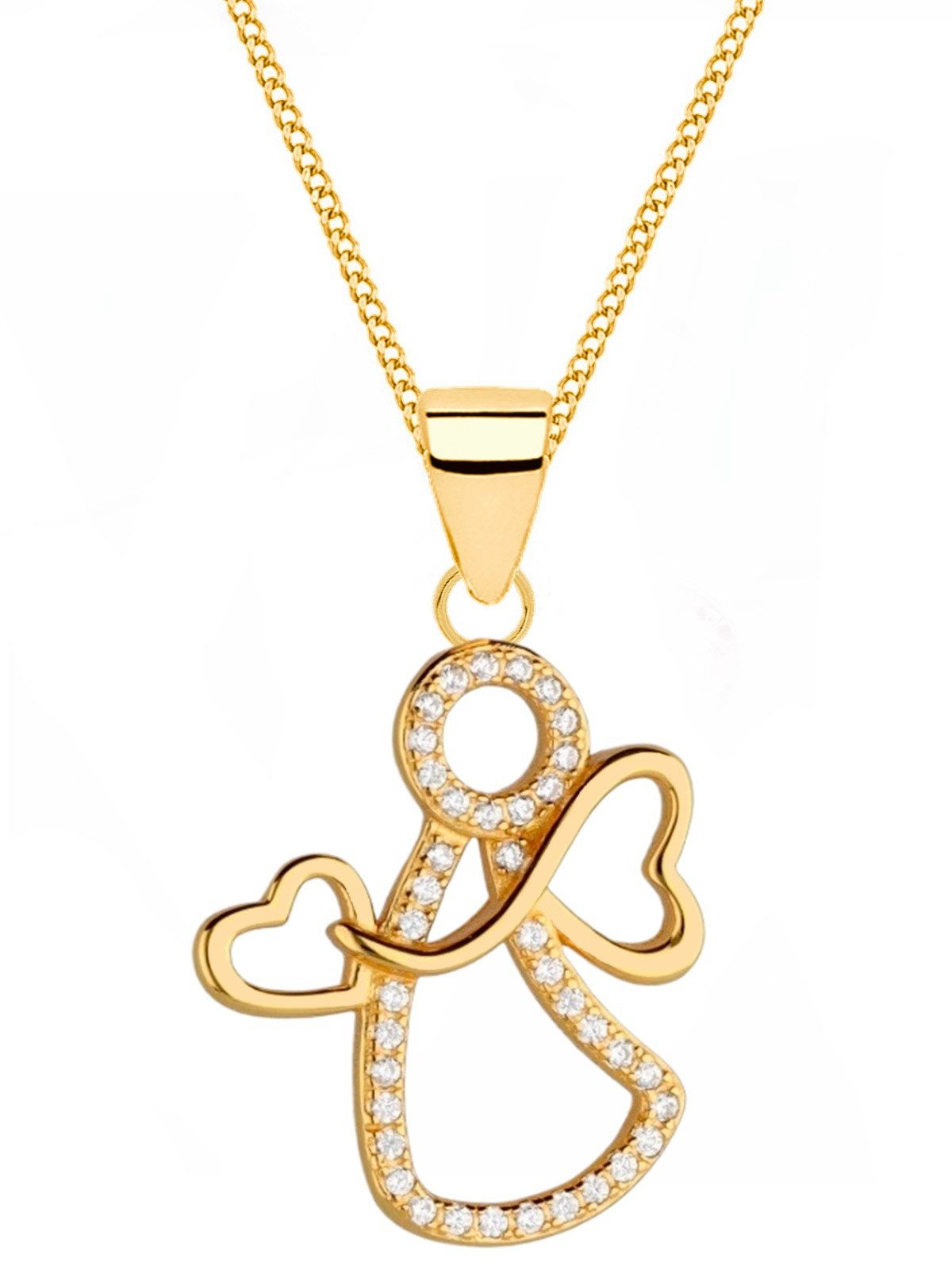 Goldene Hufeisen Goldkette Halskette Gold Engel günstig online kaufen