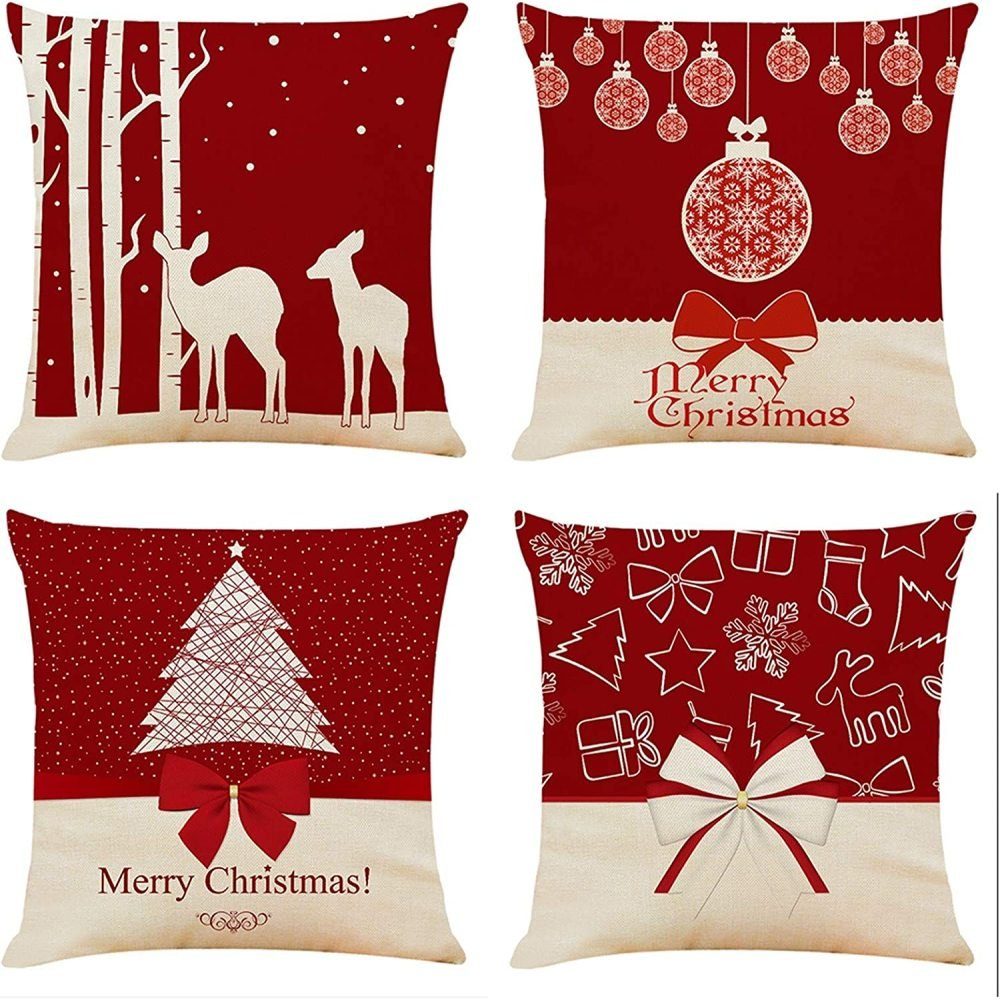 Kissenbezüge Weihnachtskissen Cover,dekorative Kissen, Jormftte