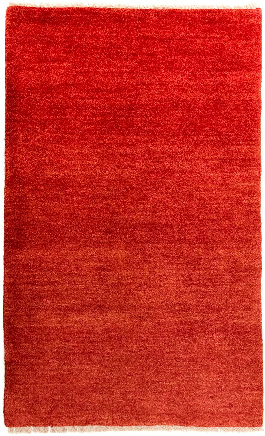 handgeknüpft Teppich Gabbeh 18 Höhe: rot, rechteckig, morgenland, Wollteppich mm, handgeknüpft