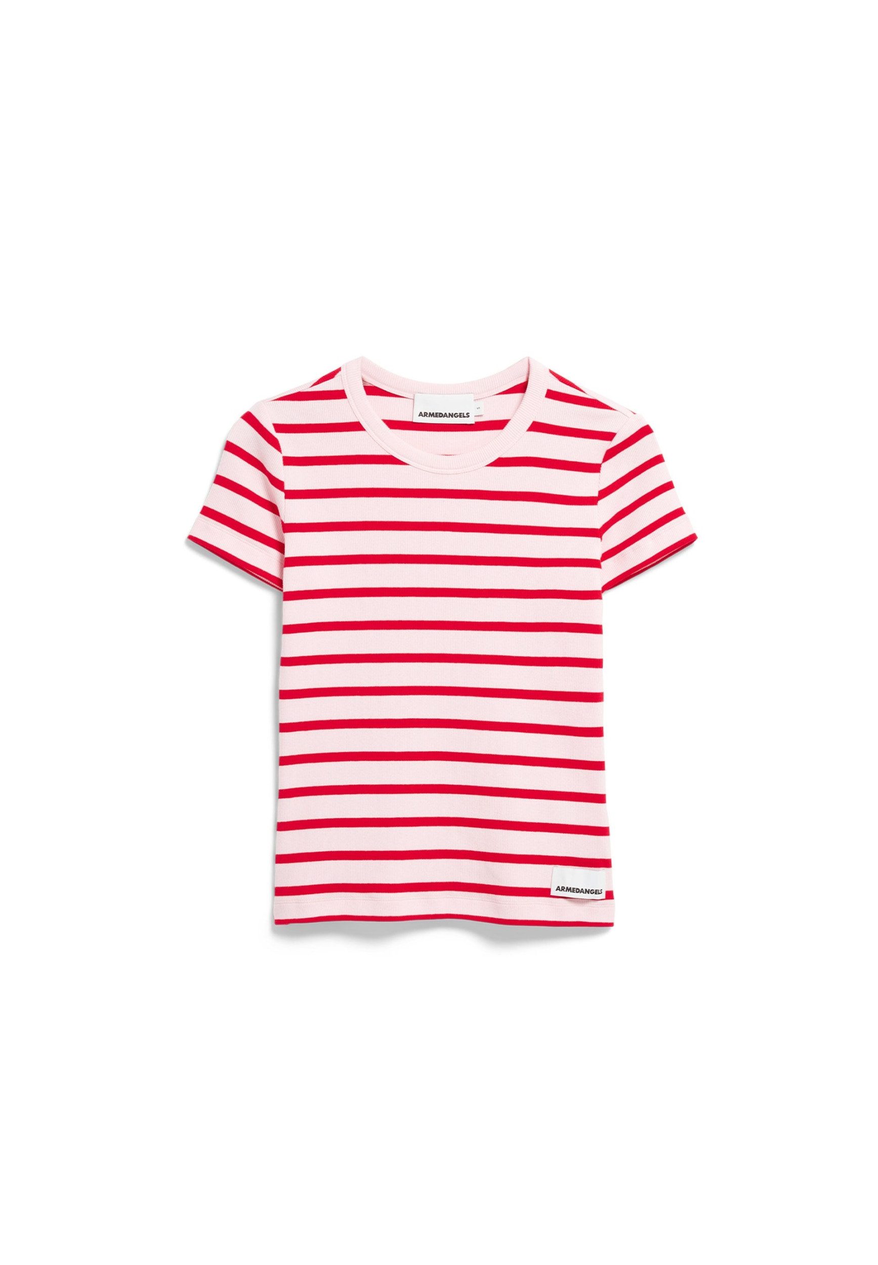 T-Shirt KARDAA STRIPES Ripp-T-Shirt aus Bio-Baumwoll Mix