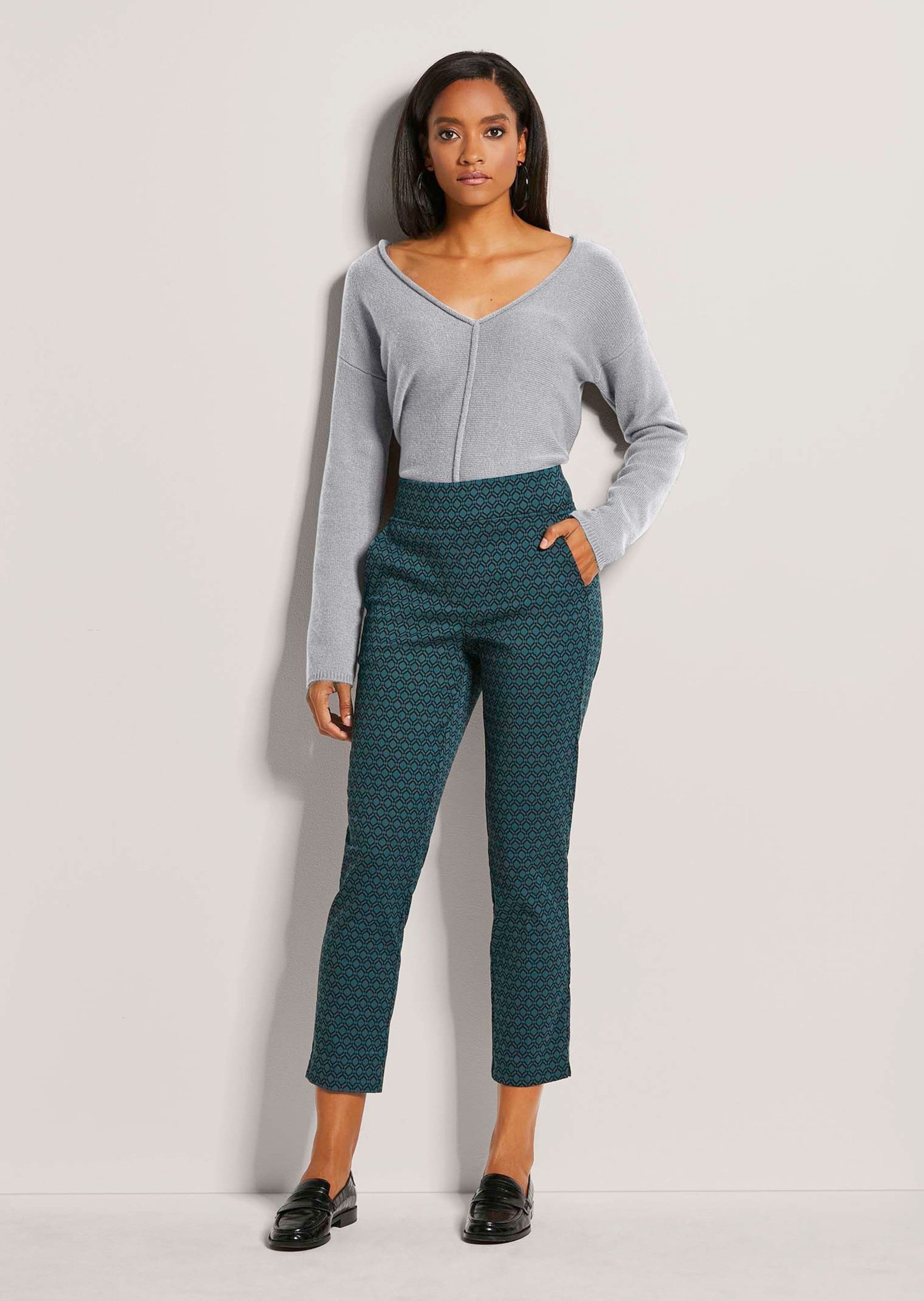 MADELEINE Stoffhose Bequeme Schlupfhose in gerader Form günstig online kaufen