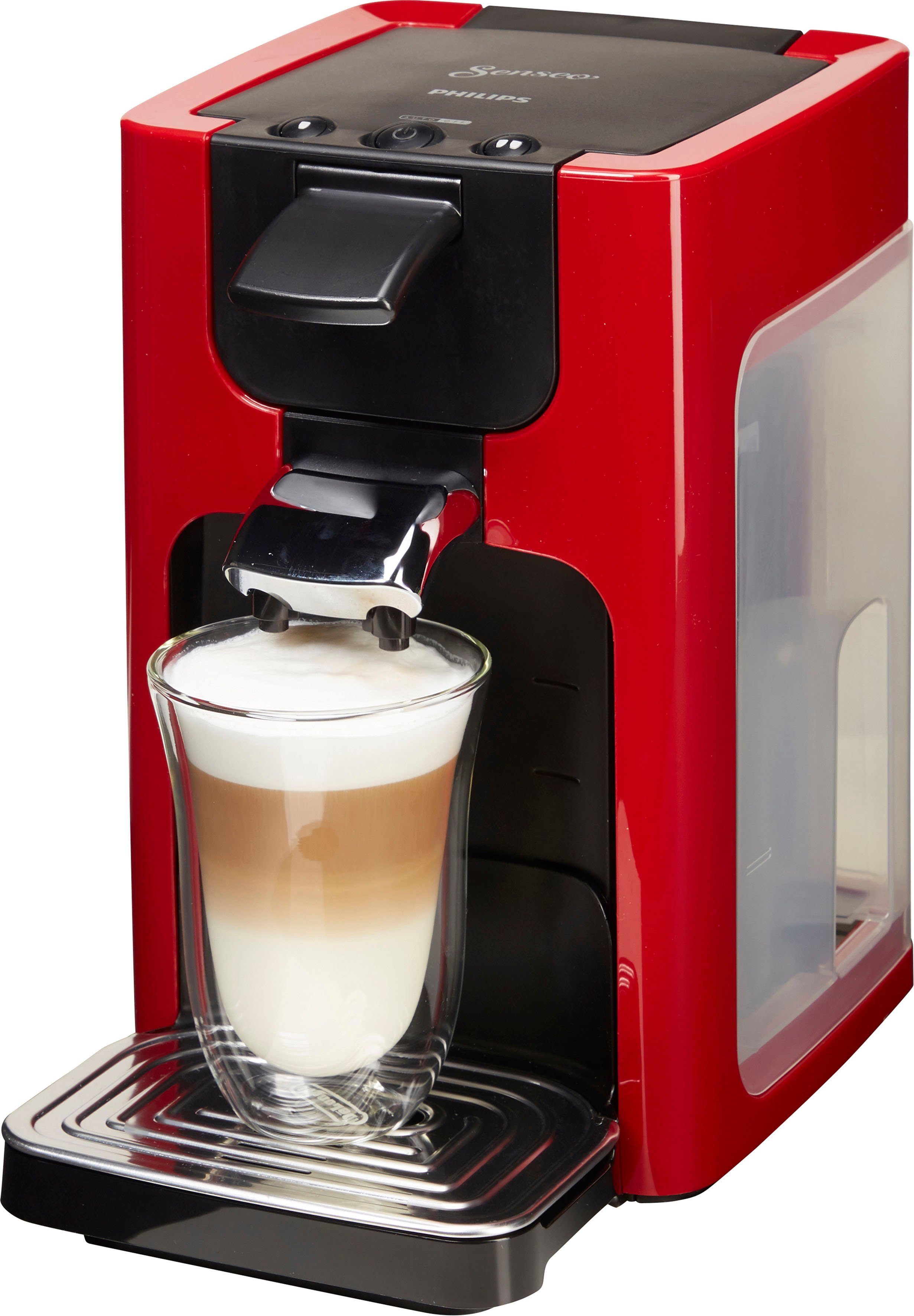 Philips Senseo Kaffeepadmaschine SENSEO® Quadrante HD7865/80, inkl.  Gratis-Zugaben im Wert von € 23,90 UVP