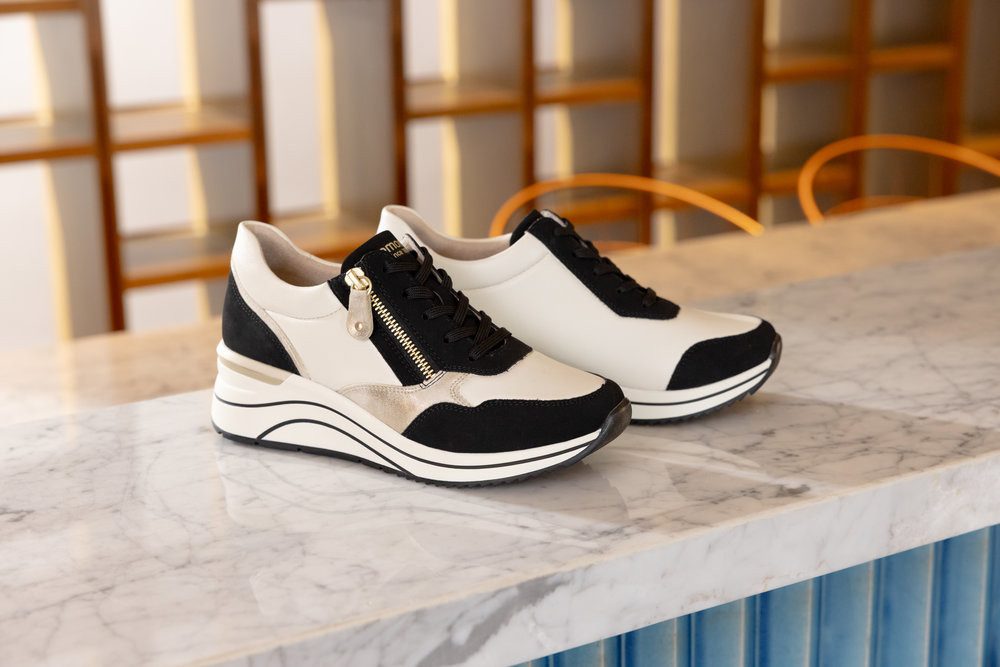 Remonte Keilsneaker, Freizeitschuh, Halbschuh, Schnürschuh, vegane Verarbeitung