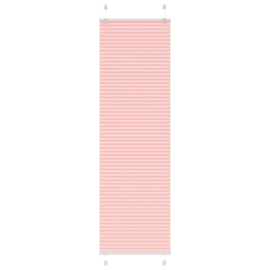 vidaXL Jalousie 60 x 200 cm Plissee Rosa 60x200 cm Stoffbreite 59,4 cm Polyester