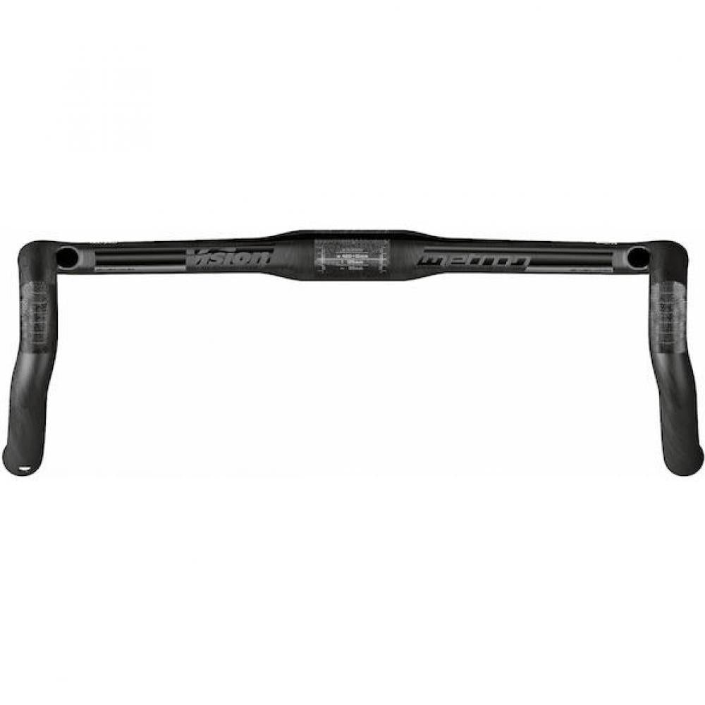Vision Fahrradlenker Vision Lenker Metron Aero 31,8 x 400 mm Schwarz - aerodynamischer Carb