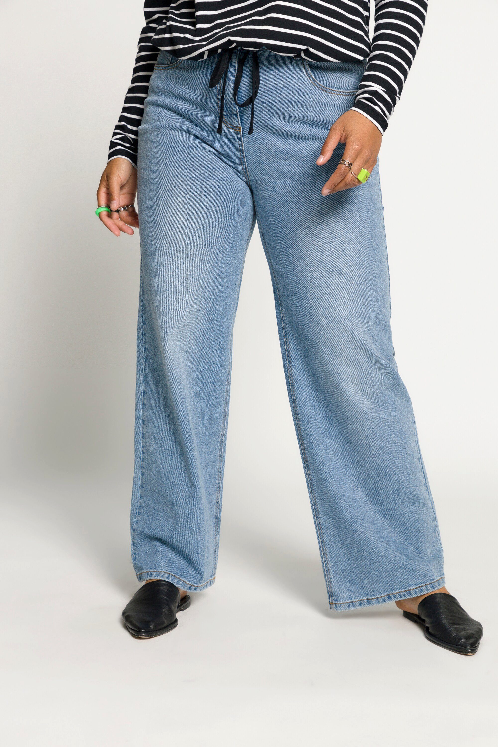 Studio Untold Regular-fit-Jeans »Jeans High Waist weites Bein 5-Pocket«  online kaufen | OTTO