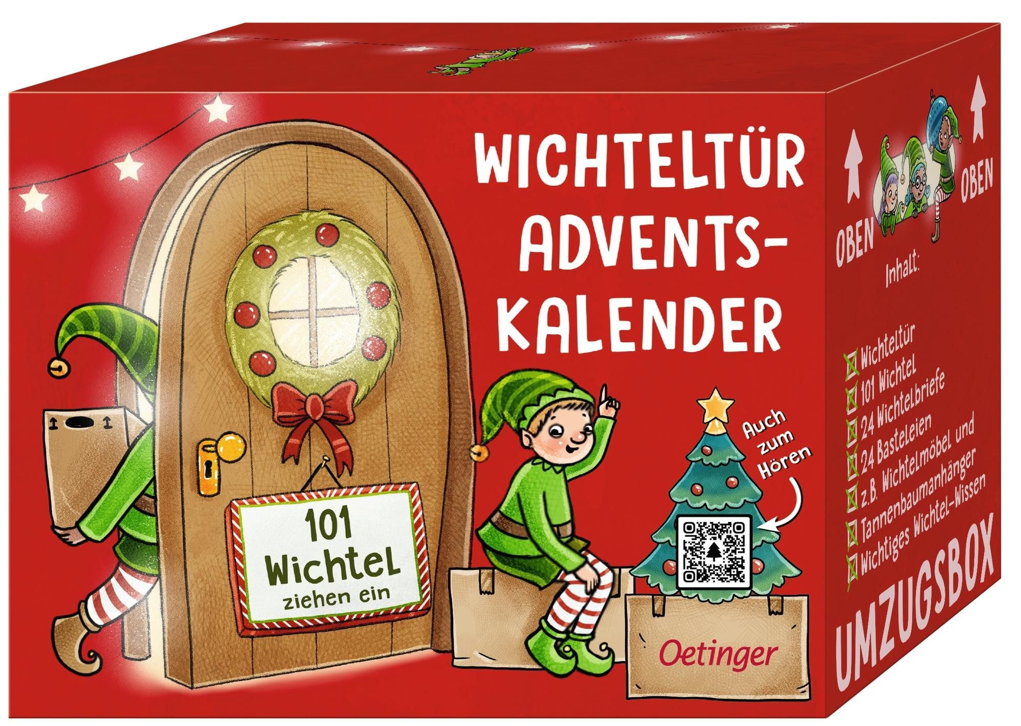 Oetinger Adventskalender Wichteltür-Adventskalender. 101 Wichtel ziehen ein