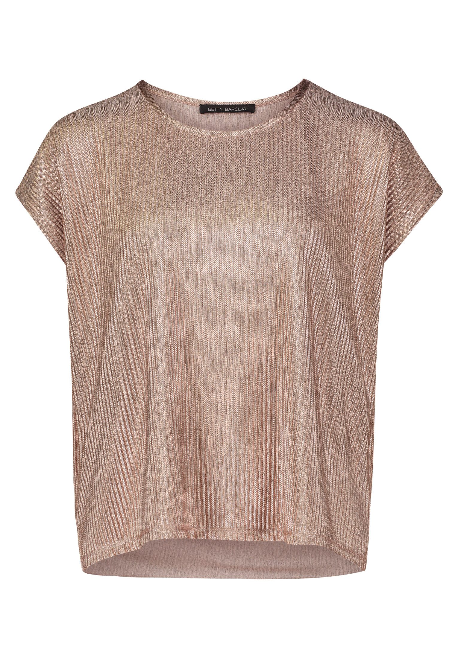 Betty Barclay Kurzarmshirt Damen Casual-Shirt mit Glanzeffekt (1-tlg) Folie günstig online kaufen