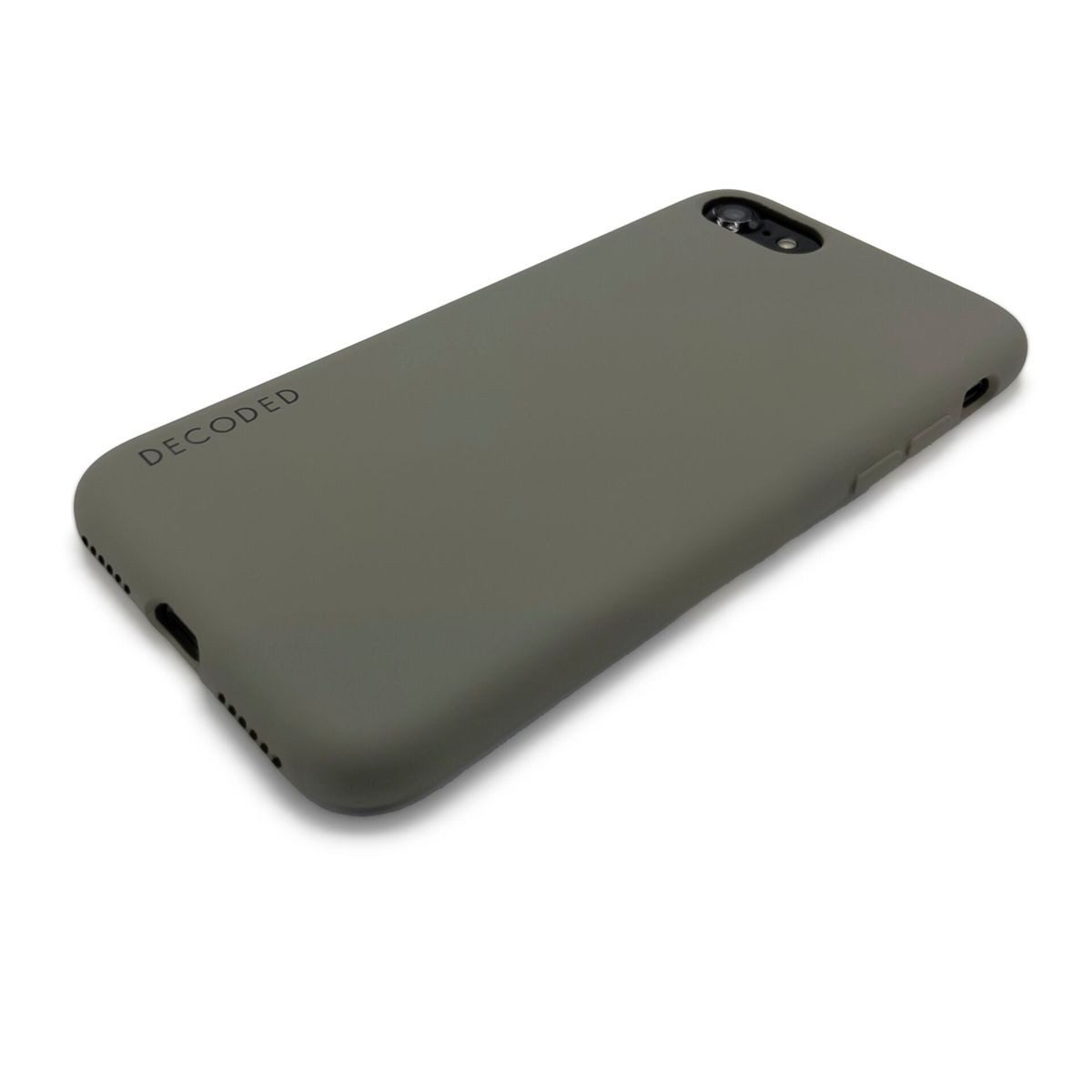 DECODED Smartphone-Hülle Silicone Backcover iPhone SE3/SE2/8/7/6s/6 Olive