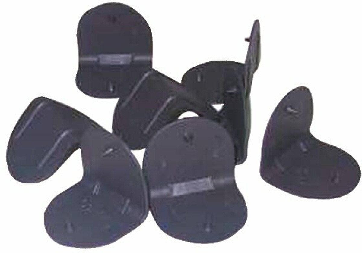 Willy Heckmann Versandkarton Kantenschutzecken für Umreifungsband schwarz VE=2000 Stück