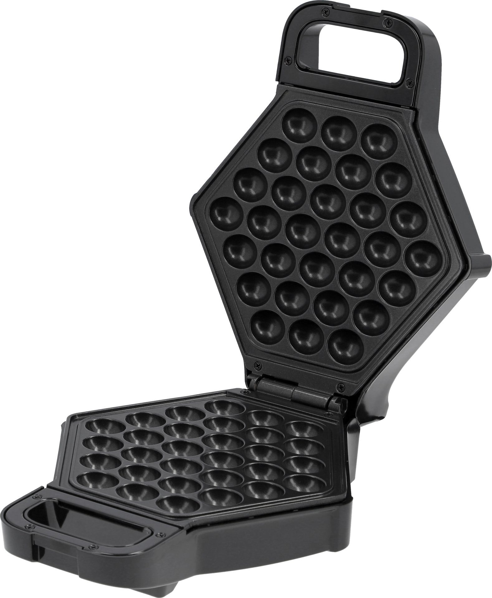 Lund 2-in-1-Kombi-Waffeleisen Bubble-Waffeleisen 700W mit Antihaftbeschichtung, 700 W