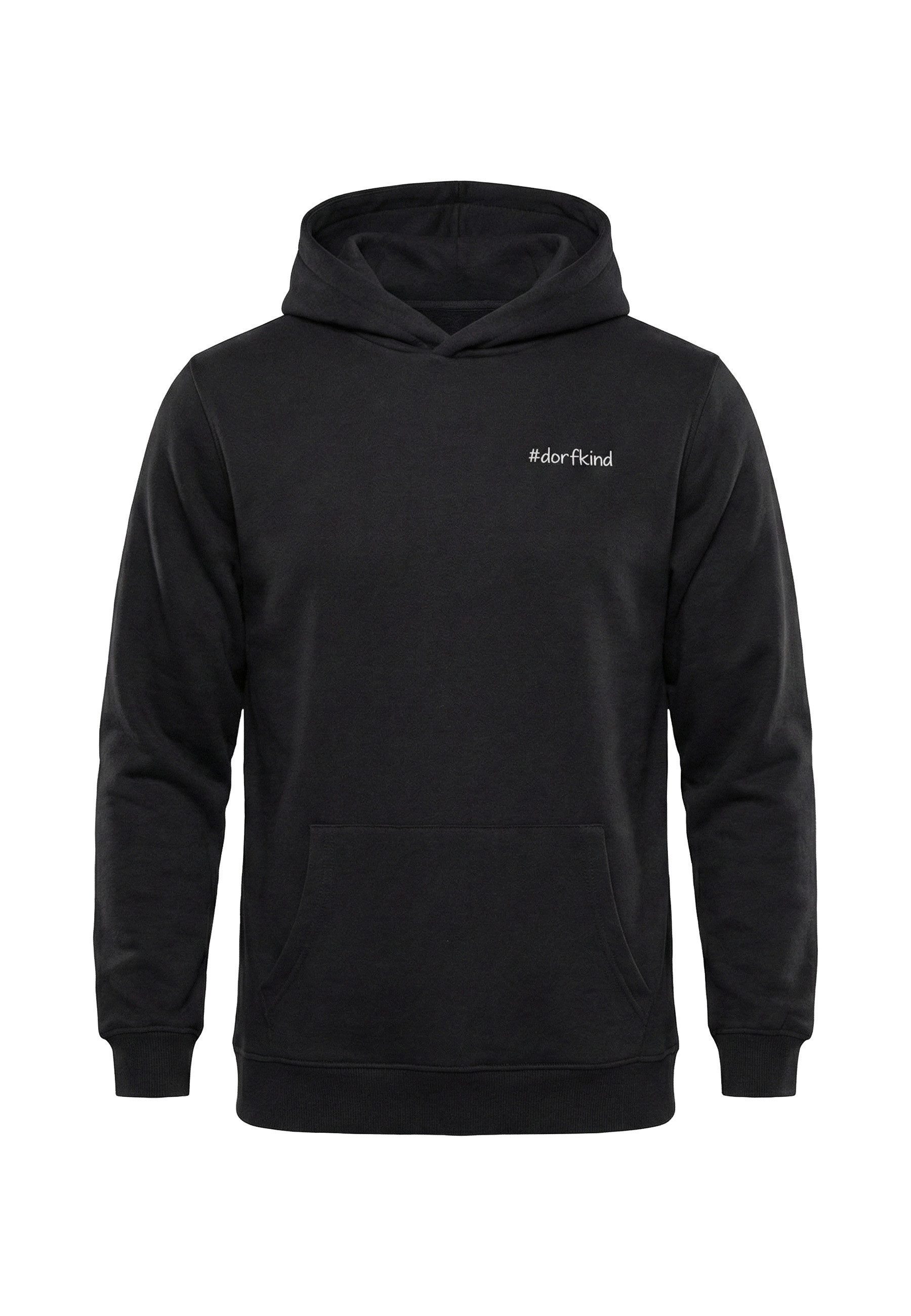 Kleinigkeit Rundhalspullover Kleinigkeit Bois Light Hoodie #dorfkind (1-tlg)