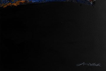 KUNSTLOFT Gemälde Ornamental Toucan 90x60 cm, Leinwandbild 100% HANDGEMALT Wandbild Wohnzimmer
