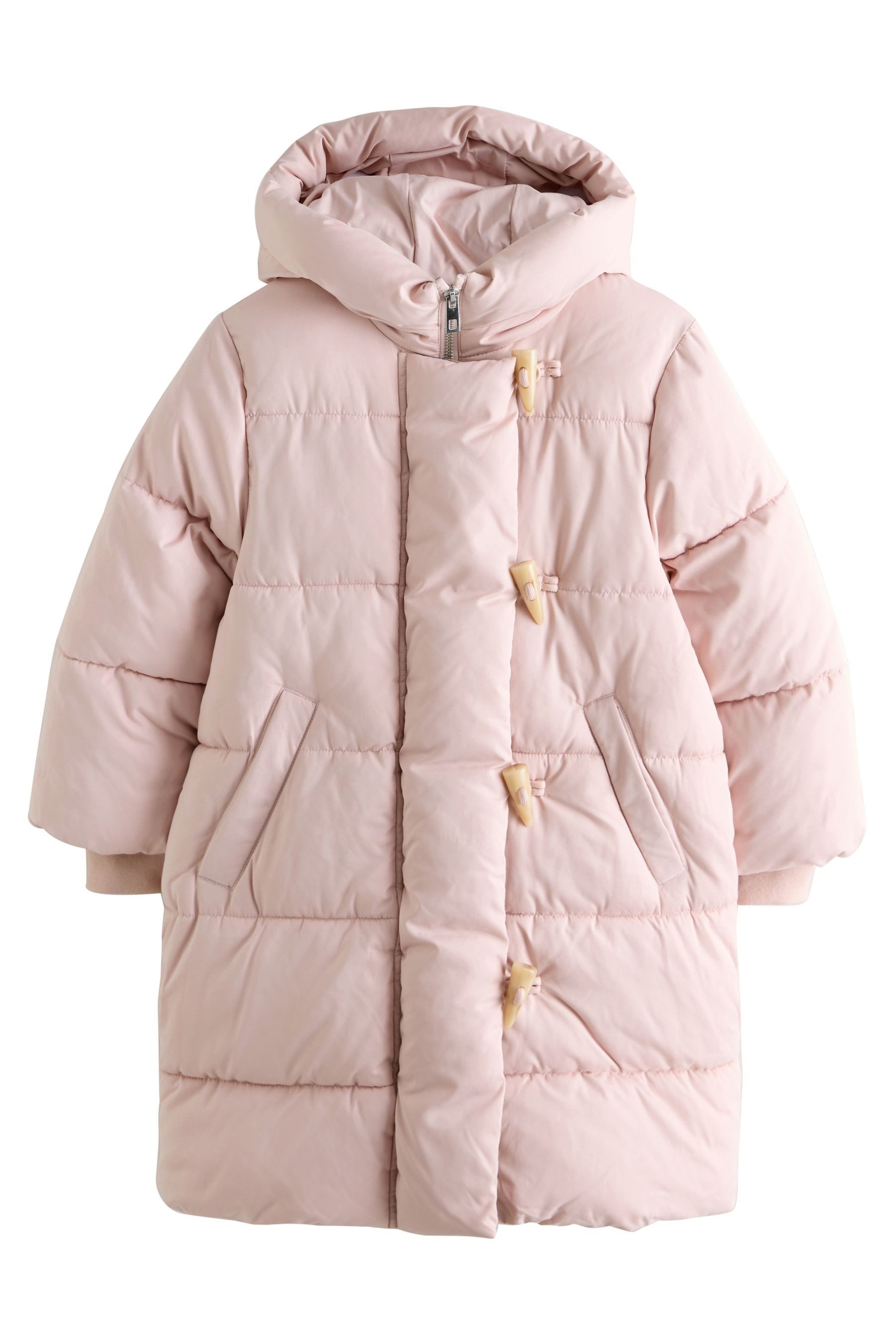Steppmantel Wasserabweisender, wattierter Dufflecoat-Mantel