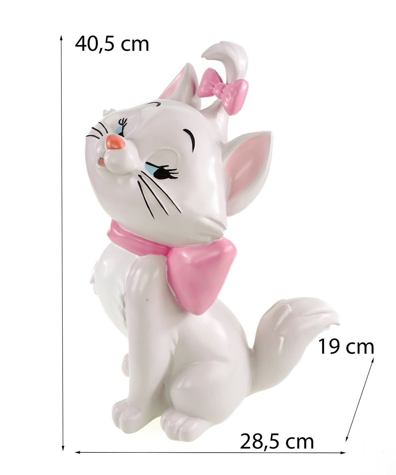 Disney Gartenfigur Katze Marie 41cm Wetterfeste Disney Dekoration für Garten und Zuhause