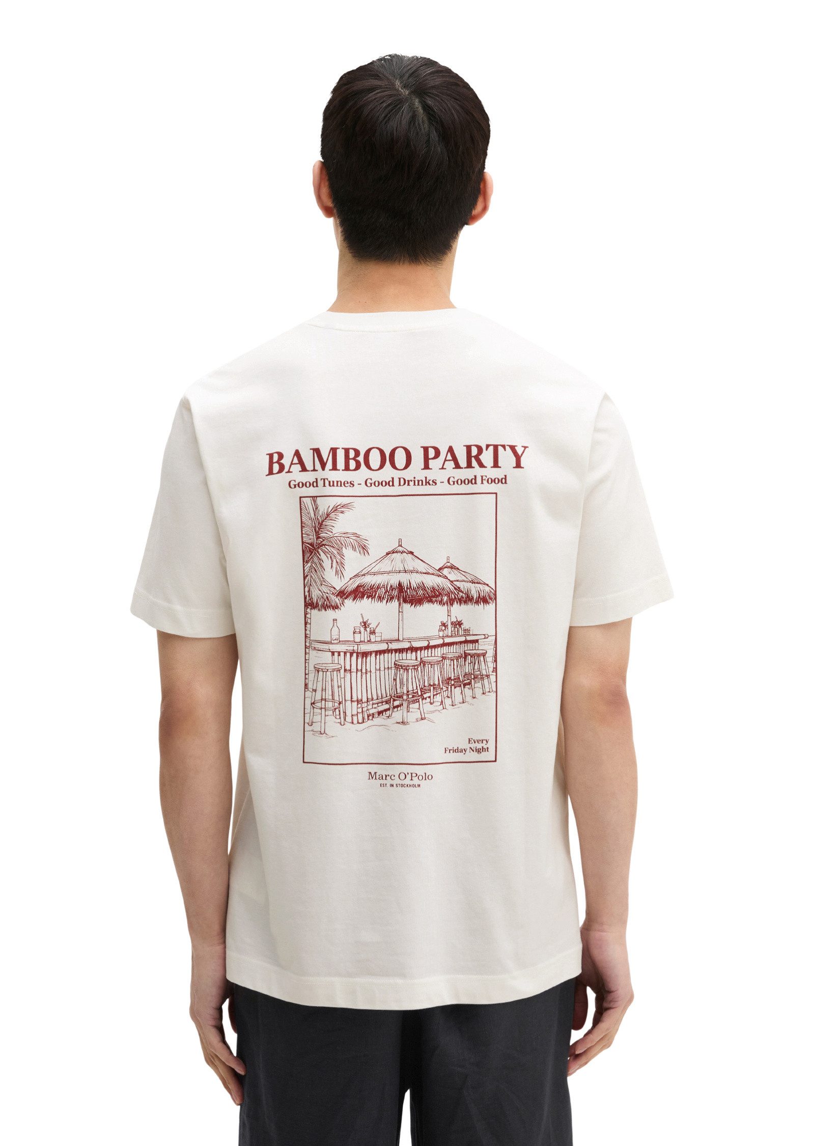Marc O'Polo T-Shirt mit sommerlichem Rückenprint