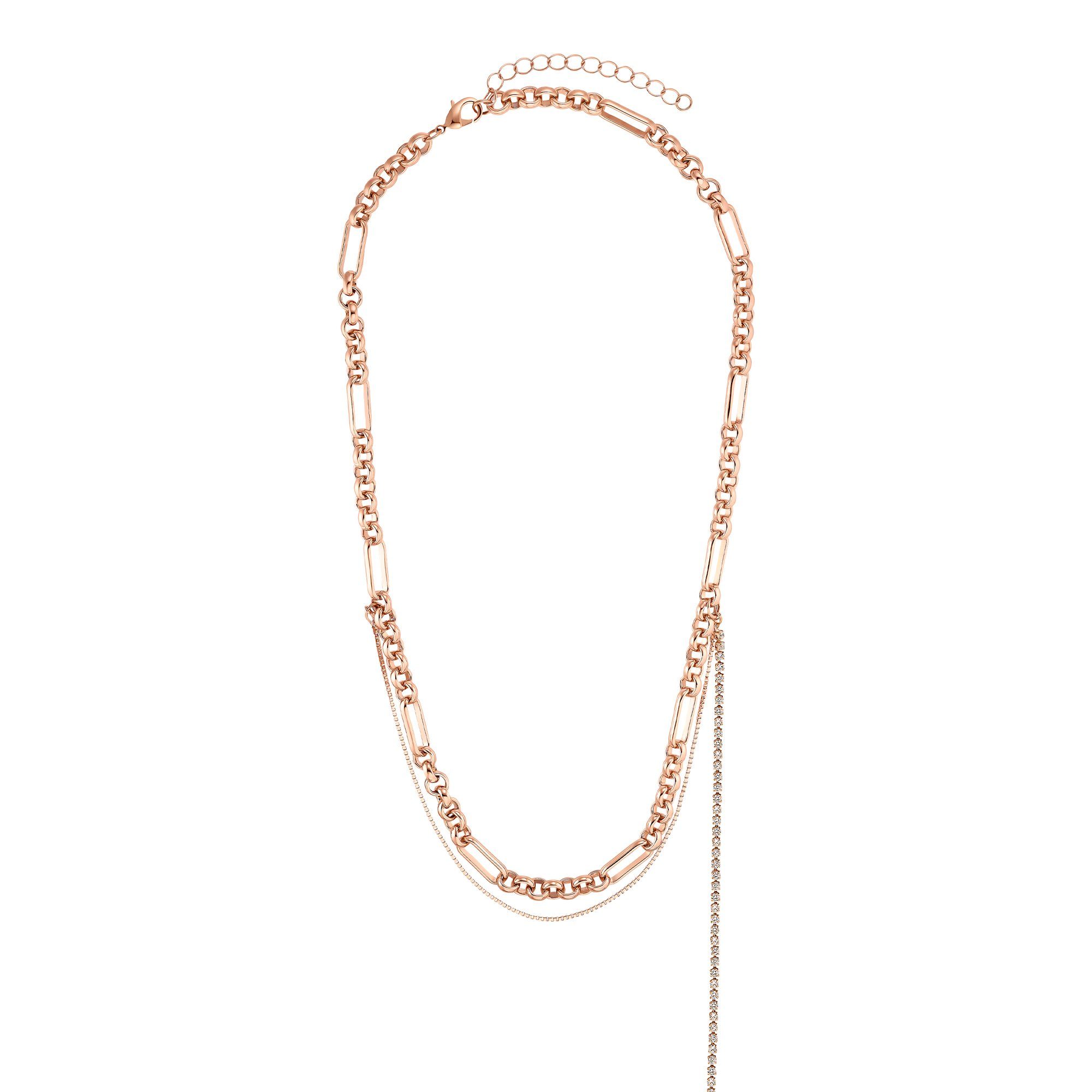 Heideman Collier »Zara rose goldfarbend« (inkl. Geschenkverpackung),  ausgefallene Kette für Frauen