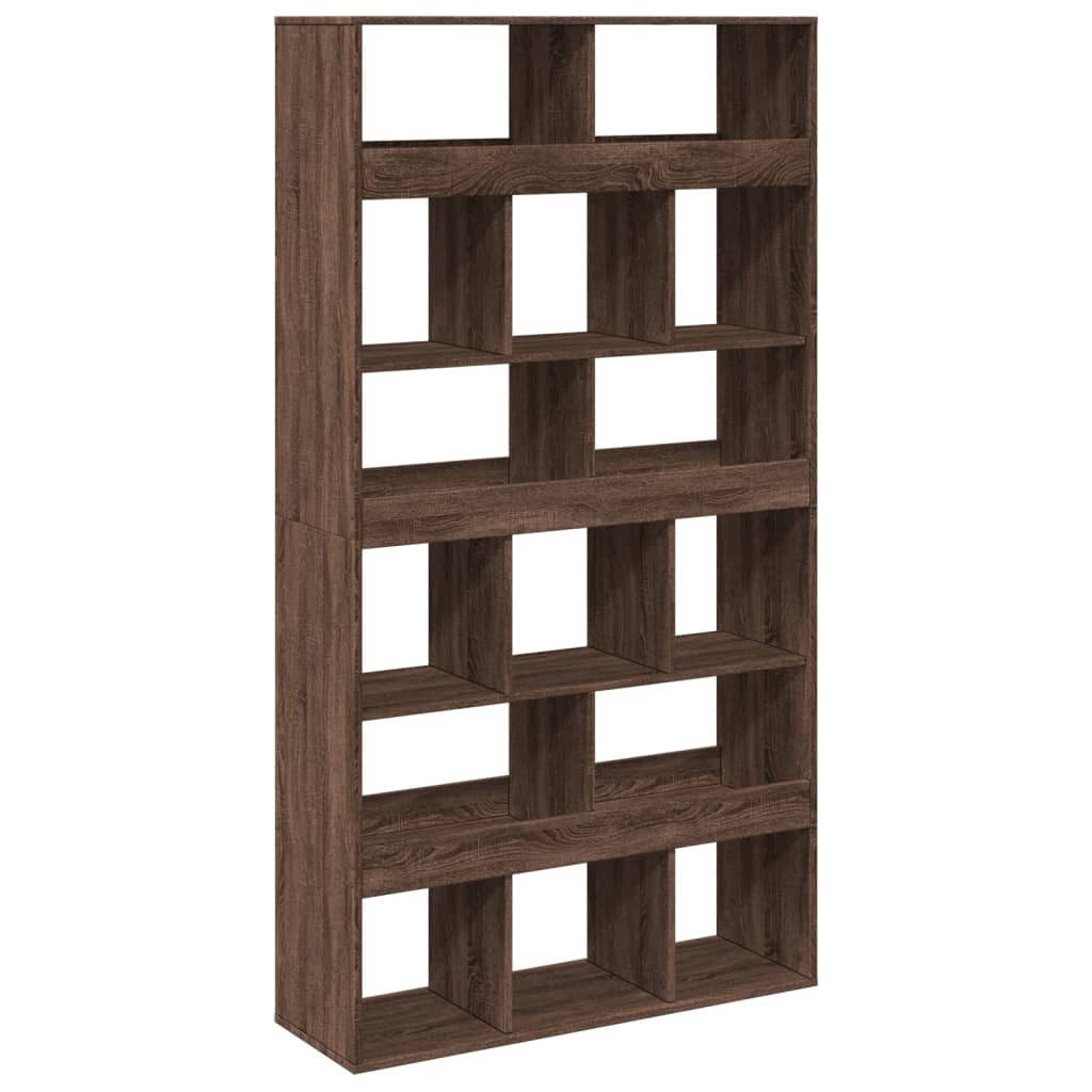 vidaXL Bücherregal Bücherregal Braun Eichen-Optik 100x33x187,5 günstig online kaufen