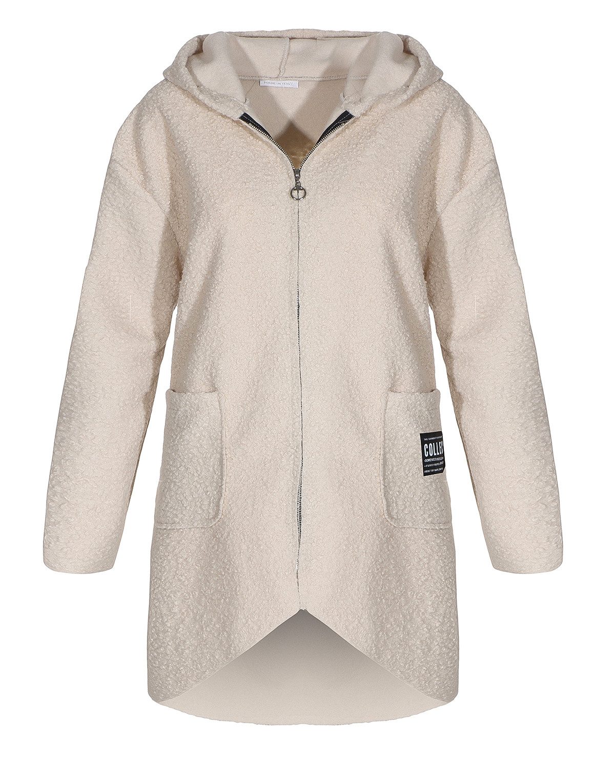 simaranda Kapuzennickijacke Damen Jacke 29503 38-44 Beige mit Kapuze günstig online kaufen