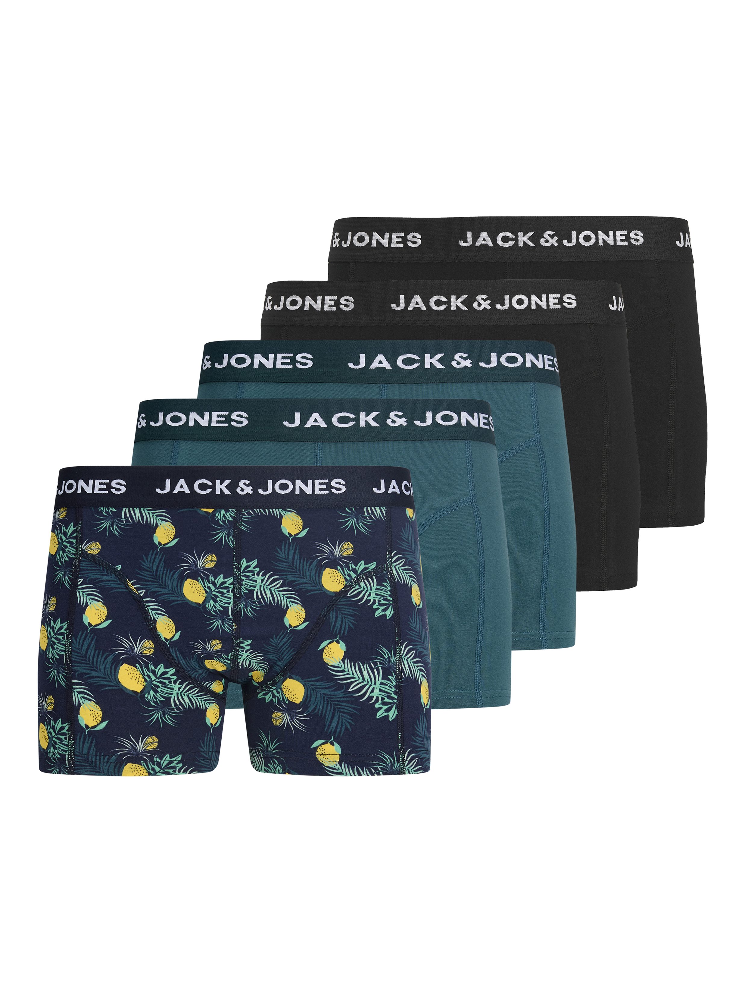Jack & Jones Trunk JACJAKE LEMON TRUNKS 5 PACK (Packung, 5-St)