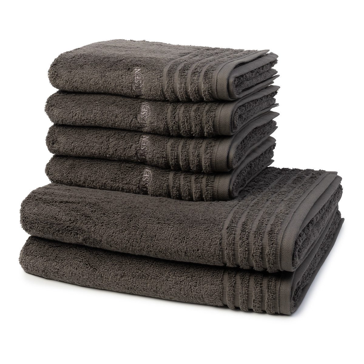Vossen Handtuch Set Vienna Style Supersoft, Frottee (Spar-Set, 6-St), 4 X Handtuch 2 X Duschtuch im Set - Baumwolle