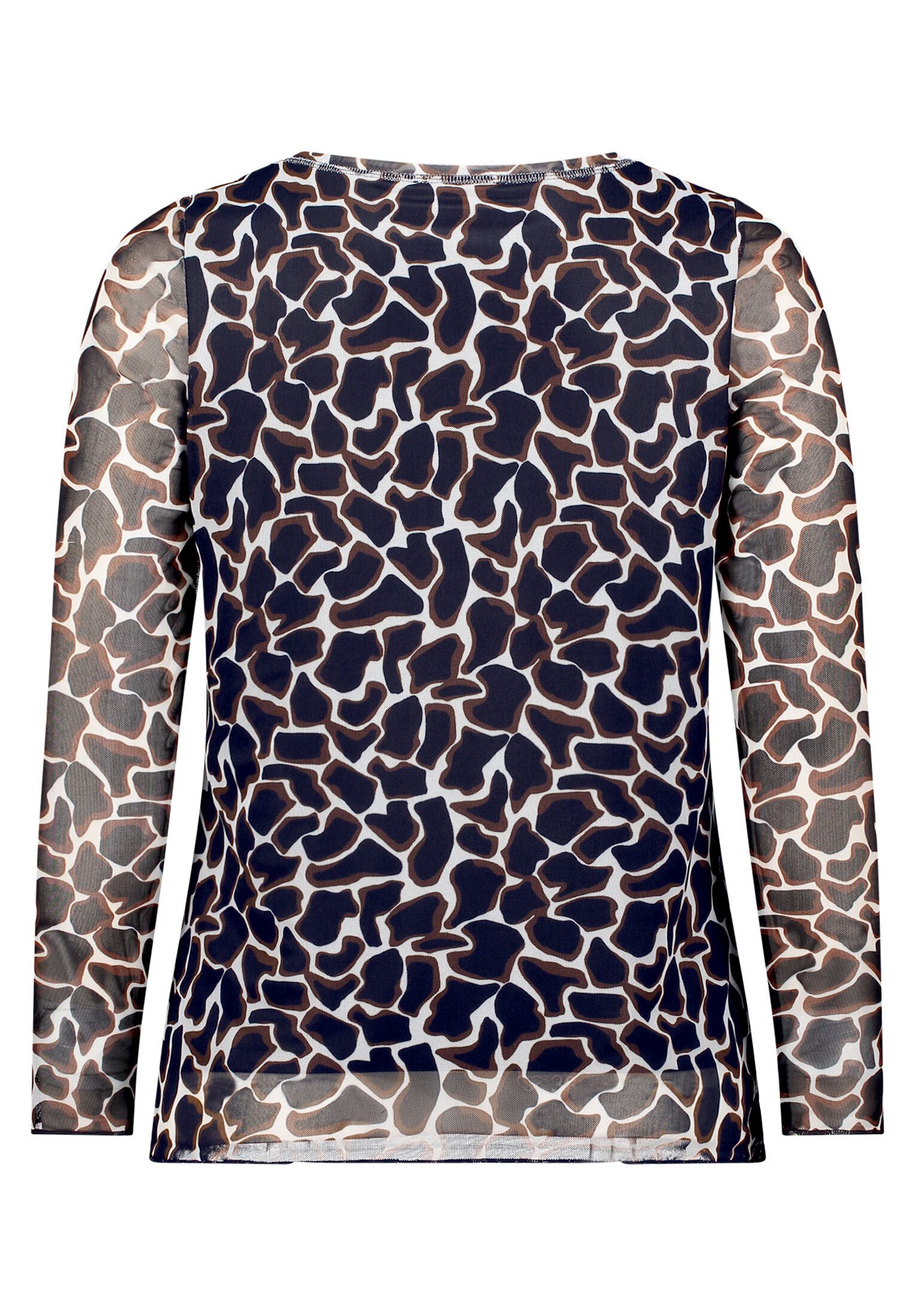 Betty Barclay Kurzarmshirt Damen mit Animalprint (1-tlg)
