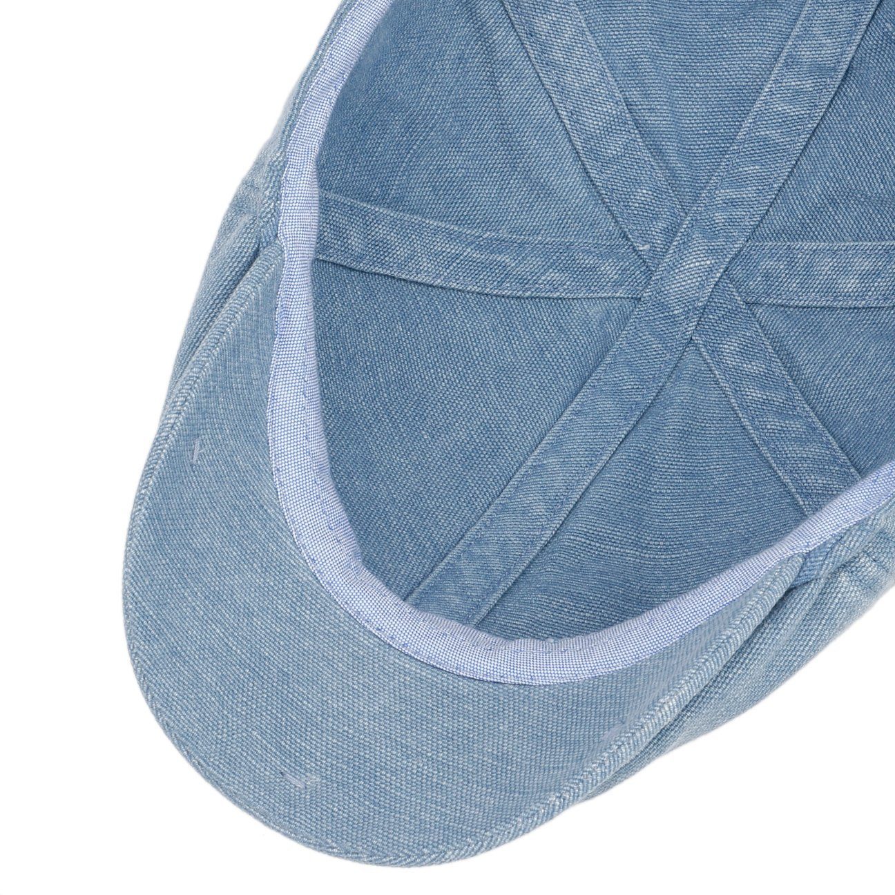 Stetson blau-meliert Flat Schirm, in the mit Made Schirmmütze (1-St) Cap EU