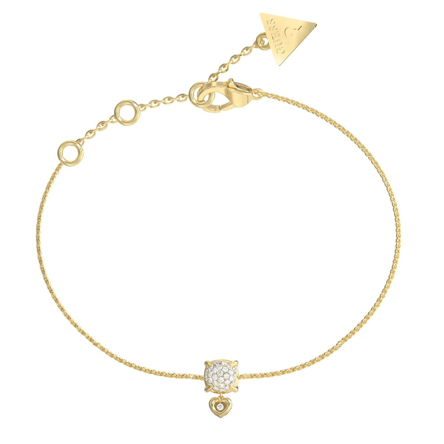 Guess Gliederarmband Damen-Mini Charm Goldfarben