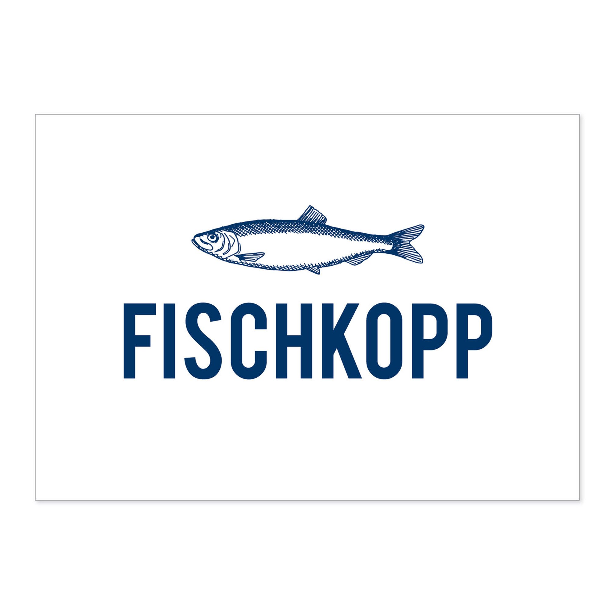 Postkarte Postkarte Fischkopp