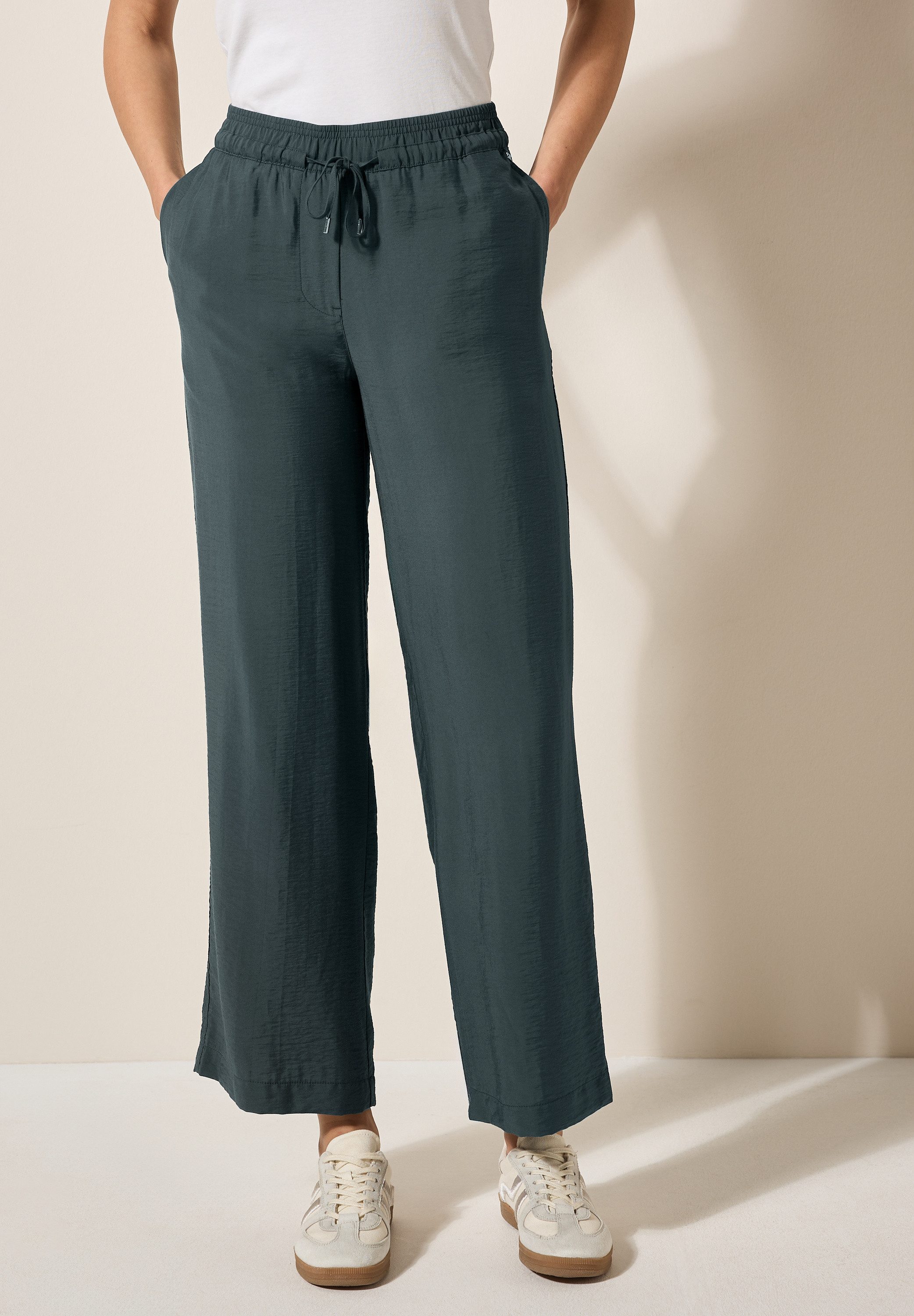 CECIL Stoffhose Style Neele Sommerhose mit elastischem Bund mit Tunnelzug günstig online kaufen