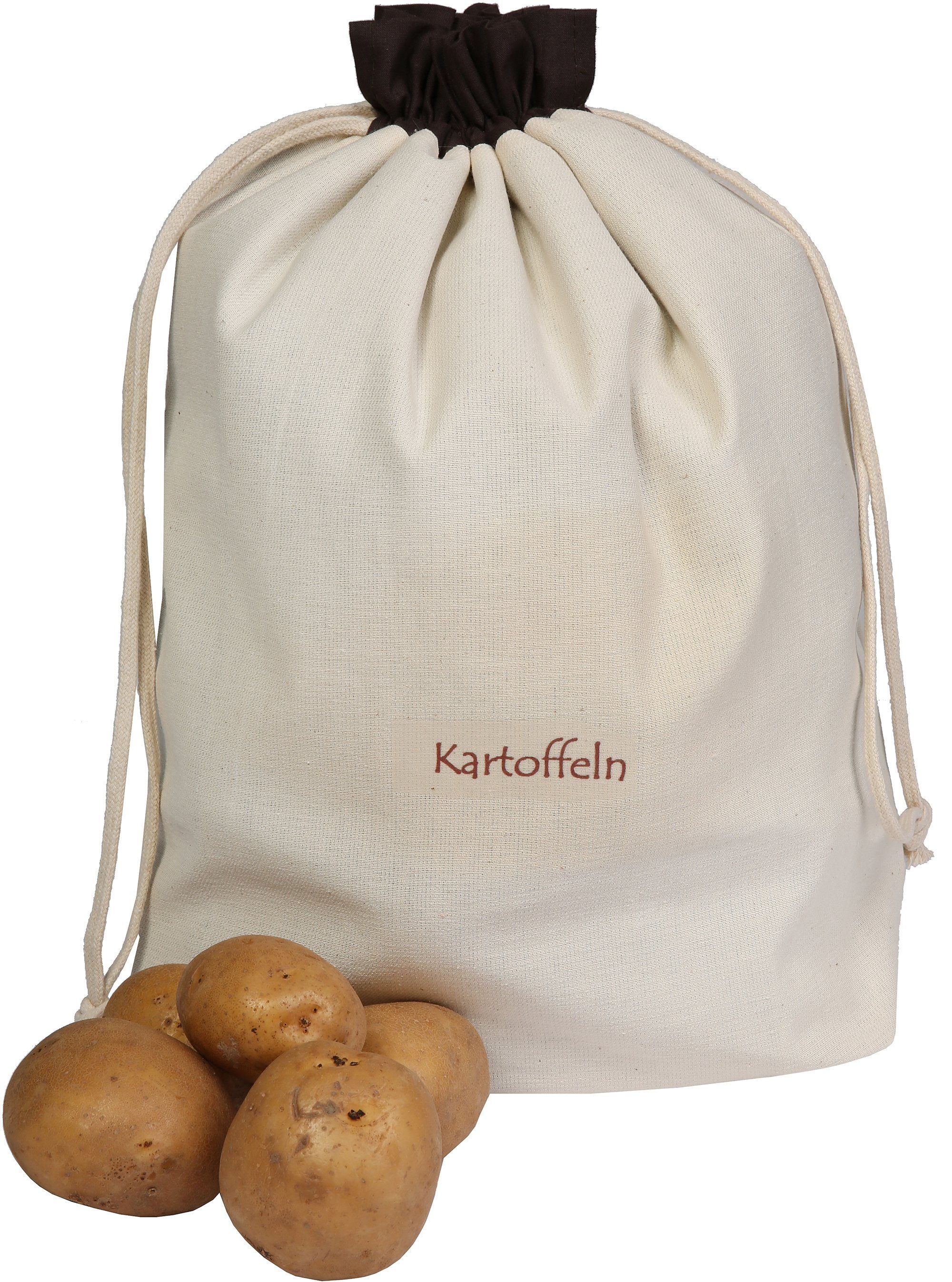 Kartoffeln Baumwolle, (1-tlg), Gemüse Gemüsebeutel und slowroom für Slowroom,