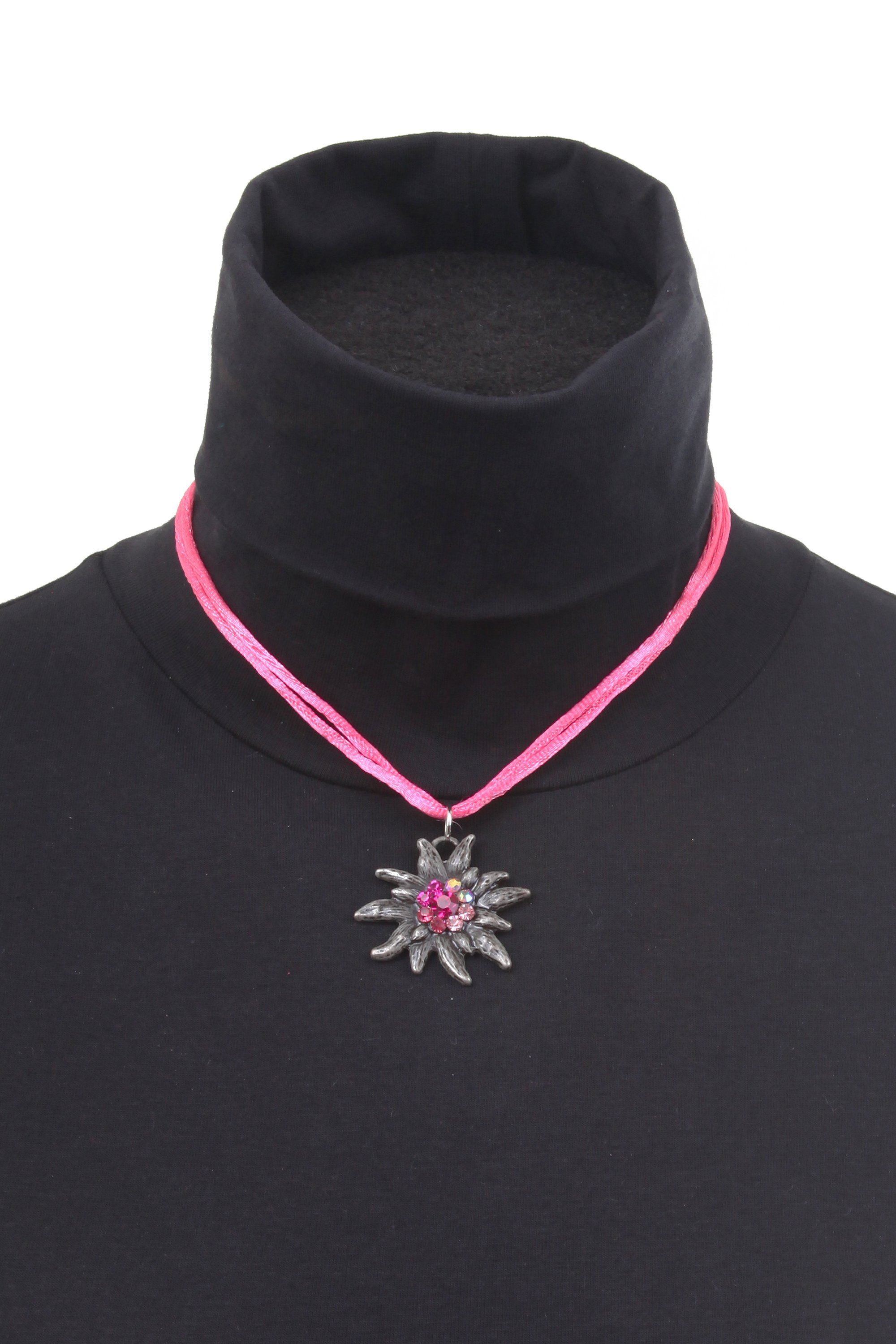 Allgäu Rebell Collier Maria, mit Edelweiß