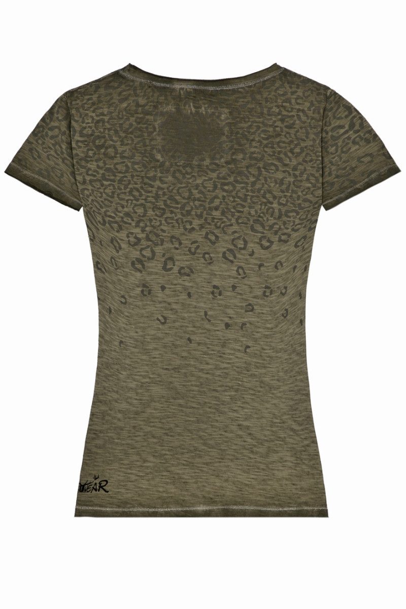 Hangowear Trachtenshirt Trachtenshirt Damen - GISMARA - dunkelgrün