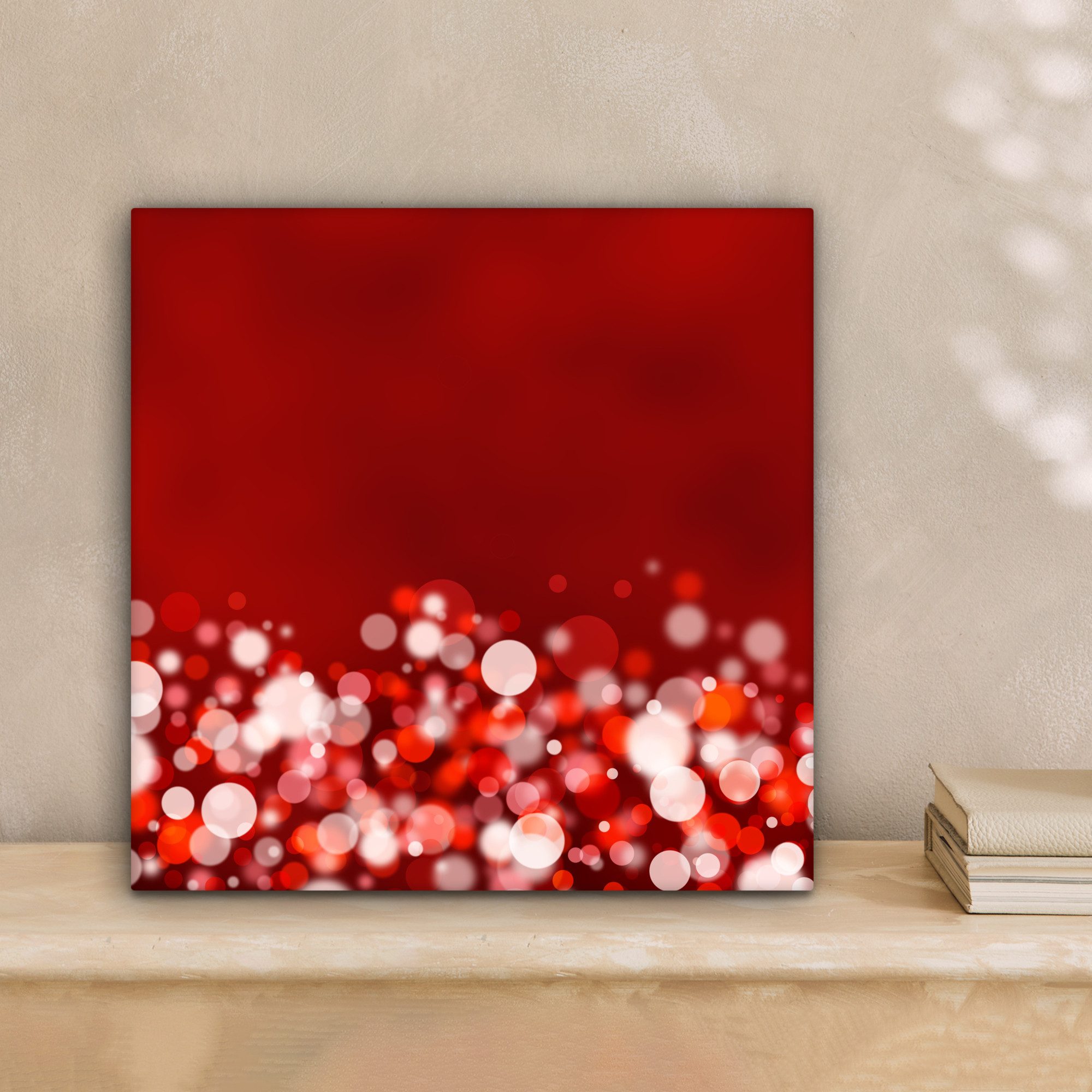 OneMillionCanvasses® Leinwandbild Rot - Design - günstig online kaufen