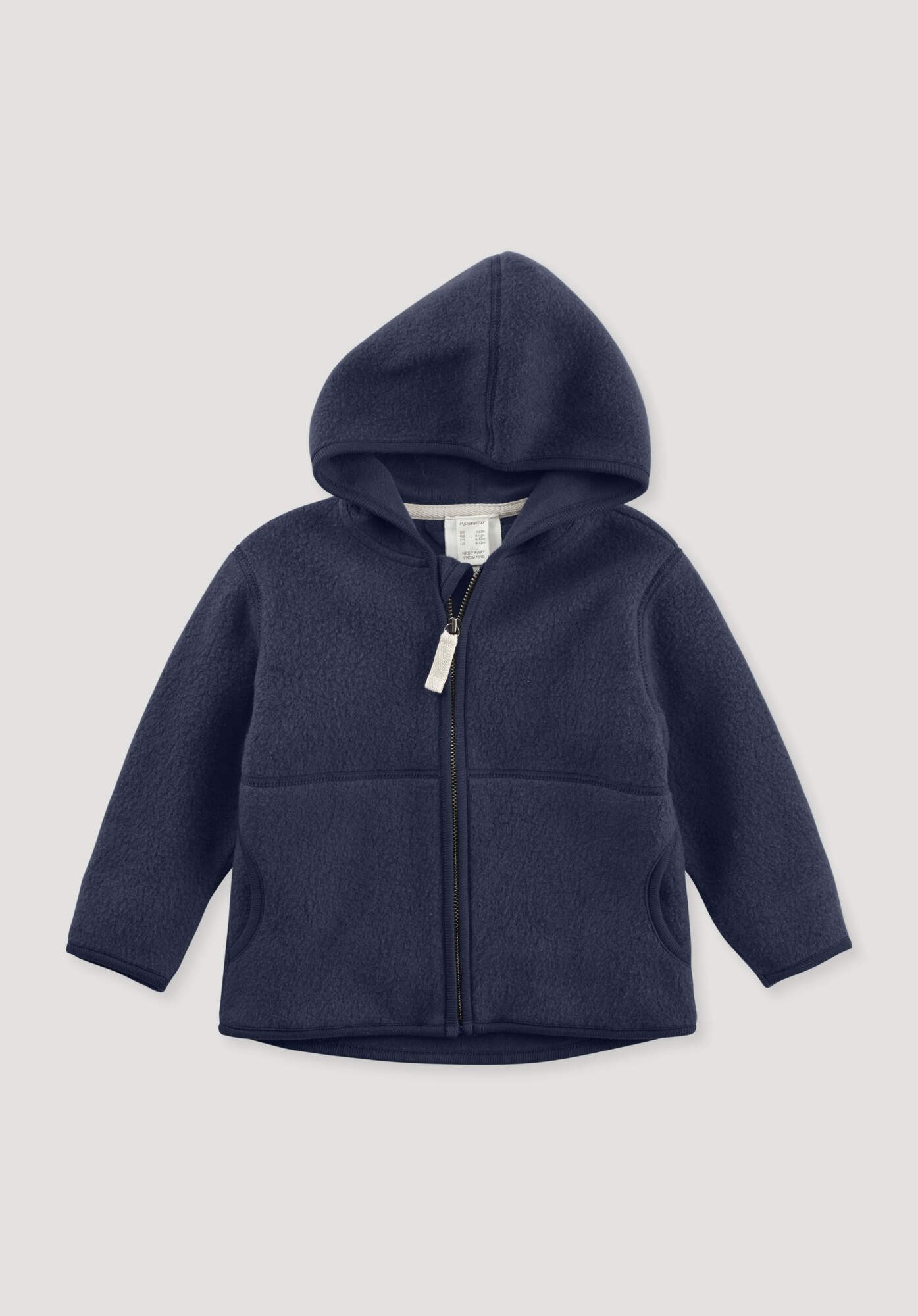 Hessnatur Fleecejacke aus reiner Bio-Baumwolle (1-St) günstig online kaufen