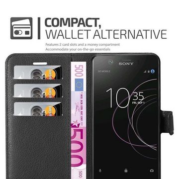 Cadorabo Handyhülle Sony Xperia XZ1 Sony Xperia XZ1, Klappbare Handy Schutzhülle - Hülle - mit Standfunktion und Kartenfach