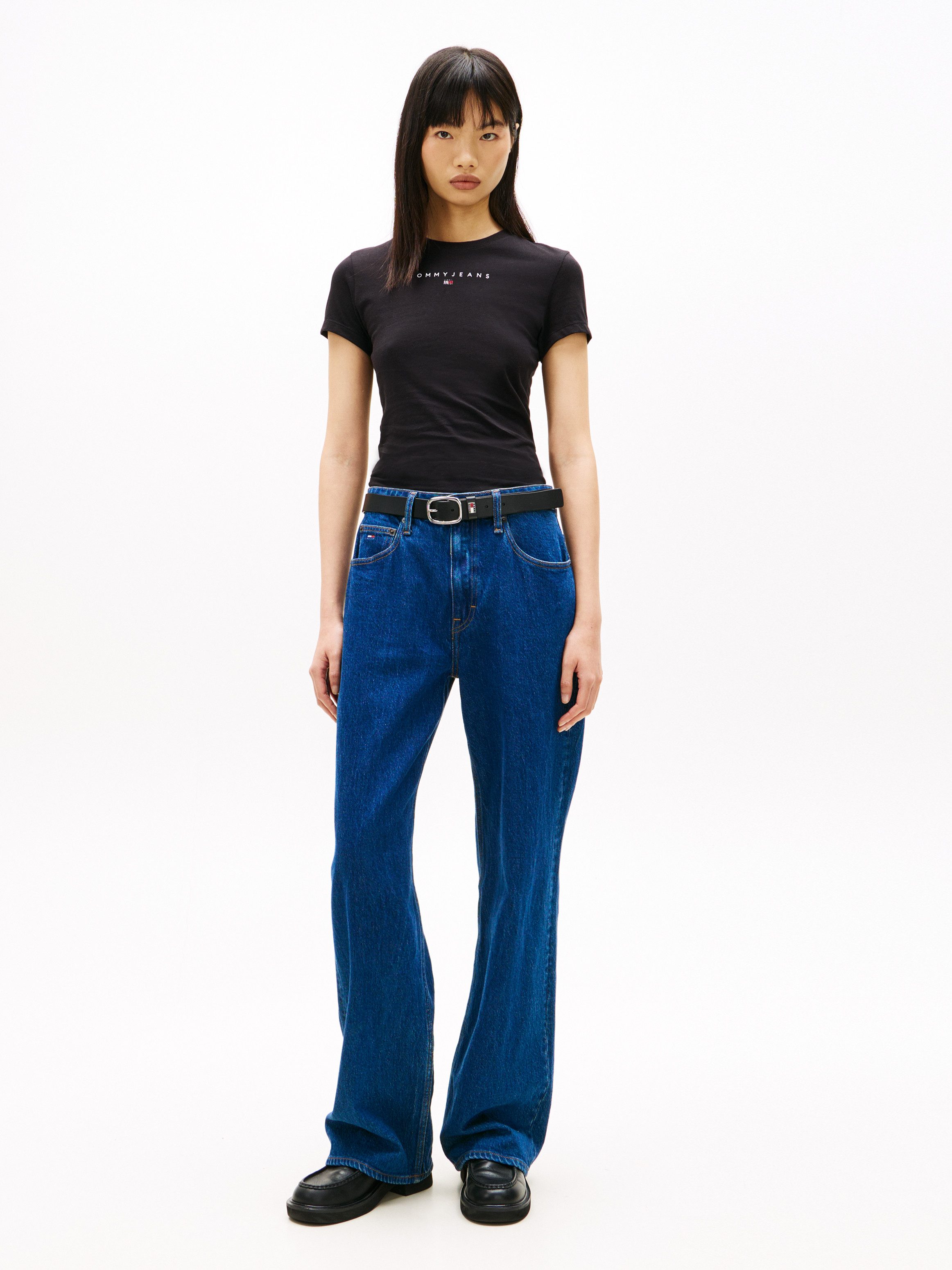 Tommy Jeans Kurzarmshirt TJW SLIM BLING günstig online kaufen