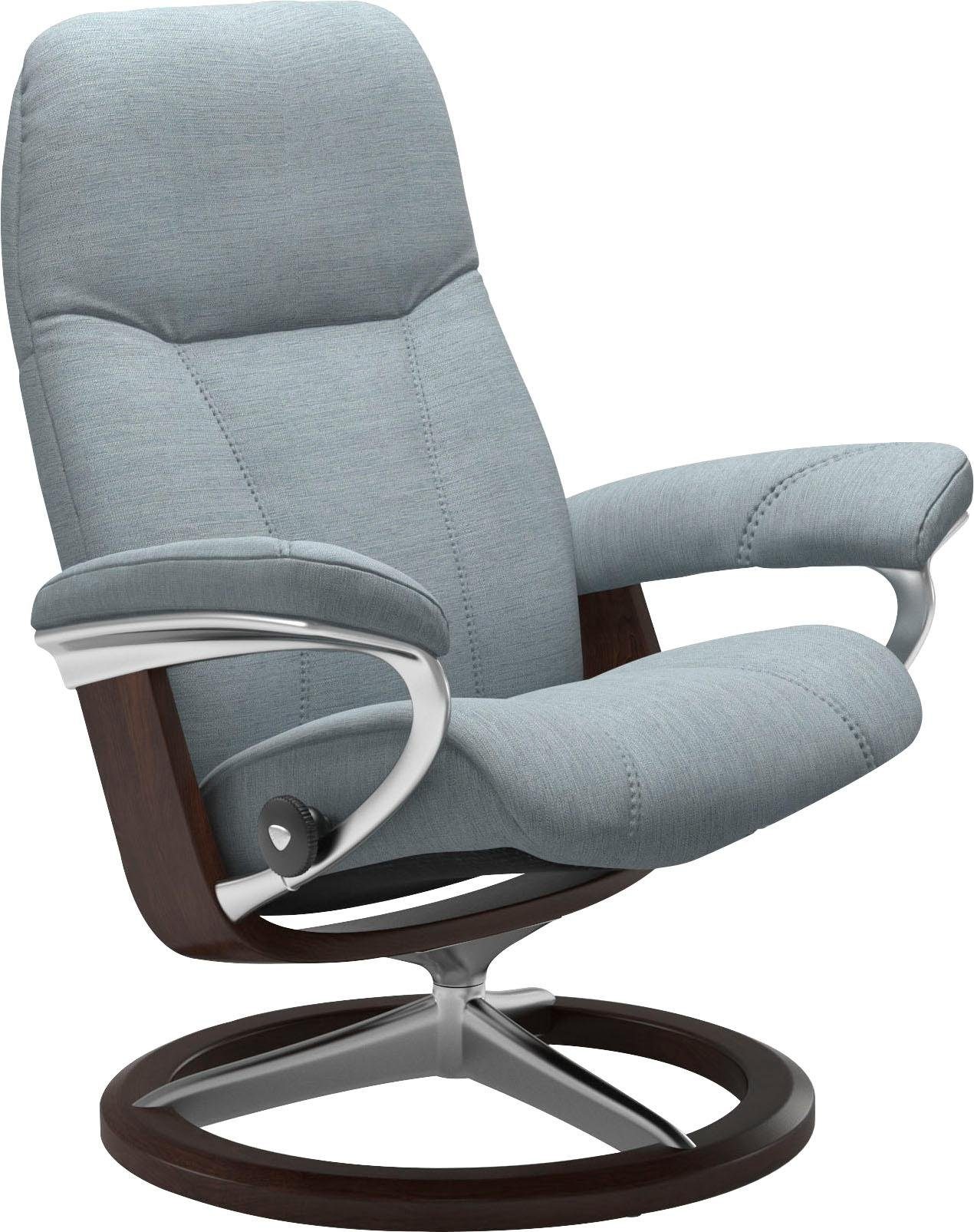 Stressless® Base, S, mit Gestell Signature Relaxsessel Größe Consul, Braun